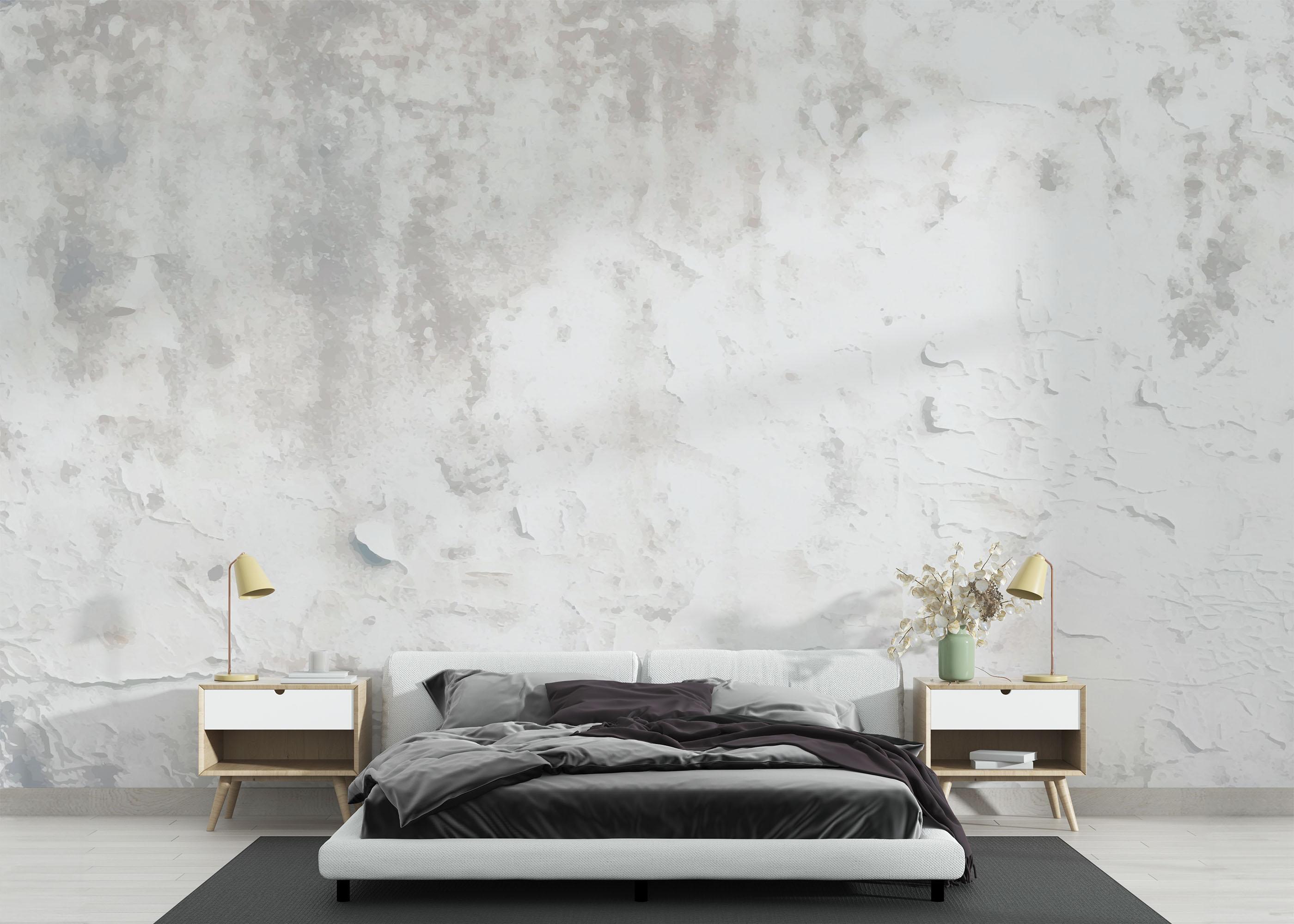 Fototapet Light Blue Concrete mockup 3