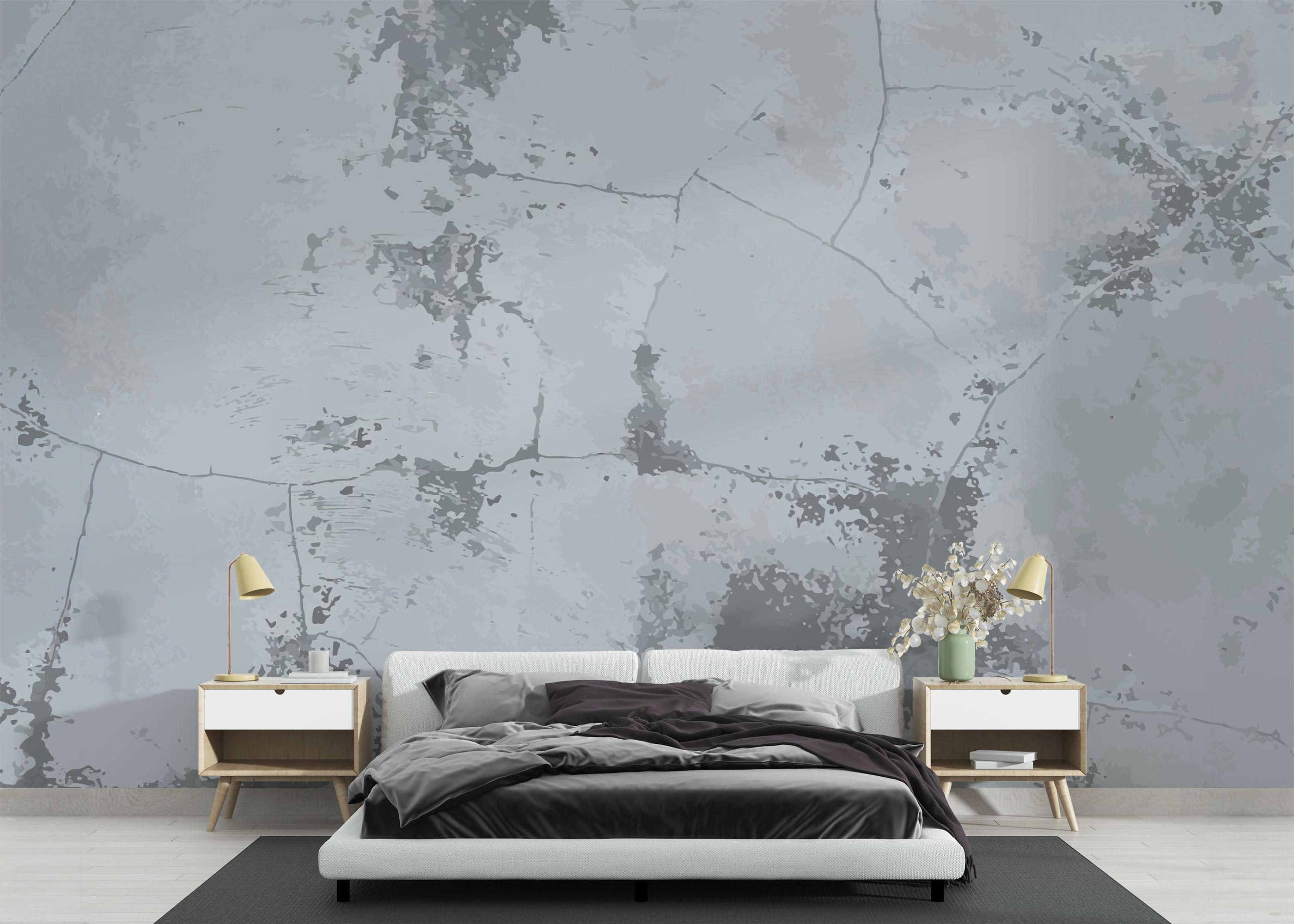 Fototapet Purple Light Concrete mockup 3