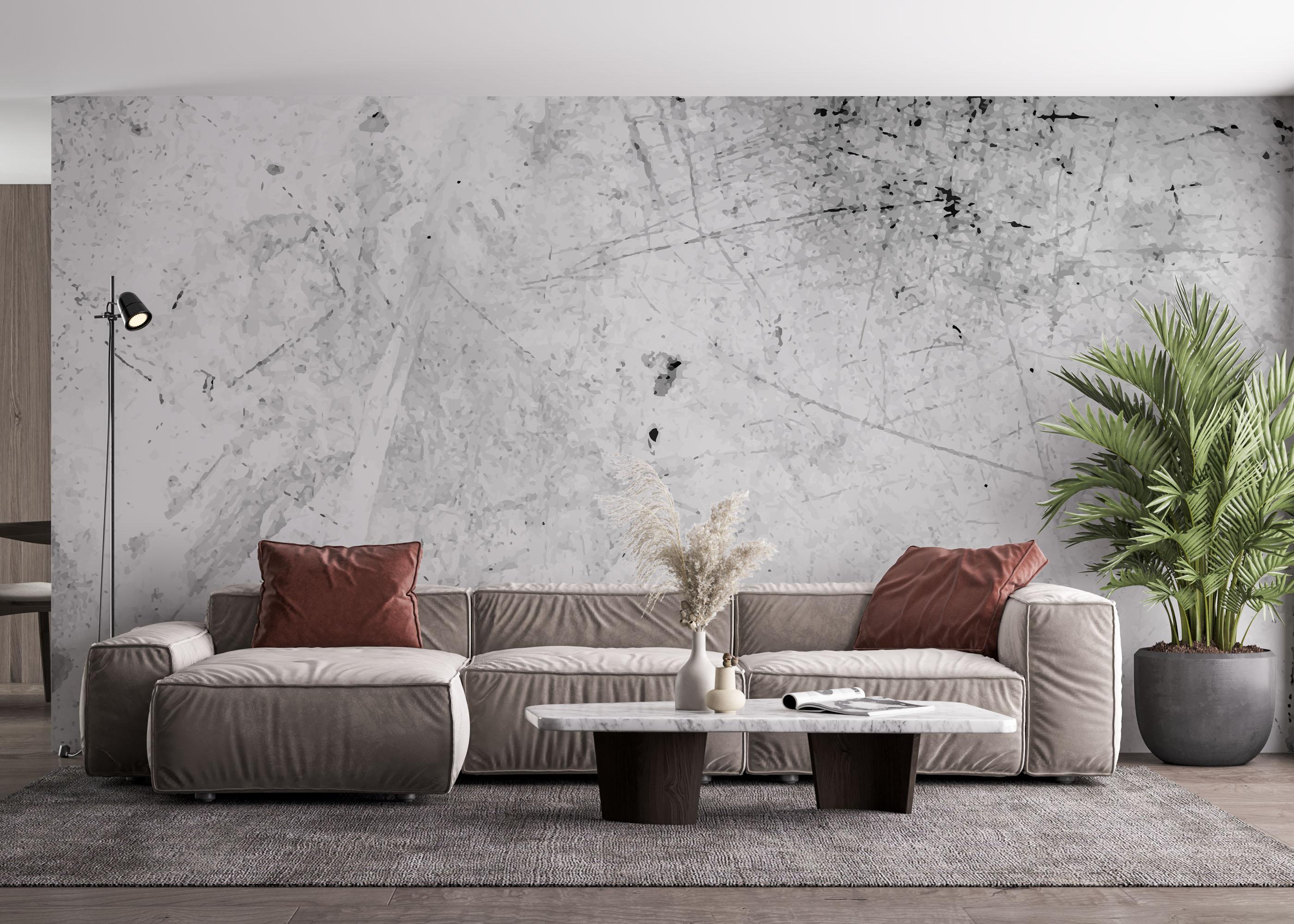 Fototapet Black Paint Concrete mockup 4