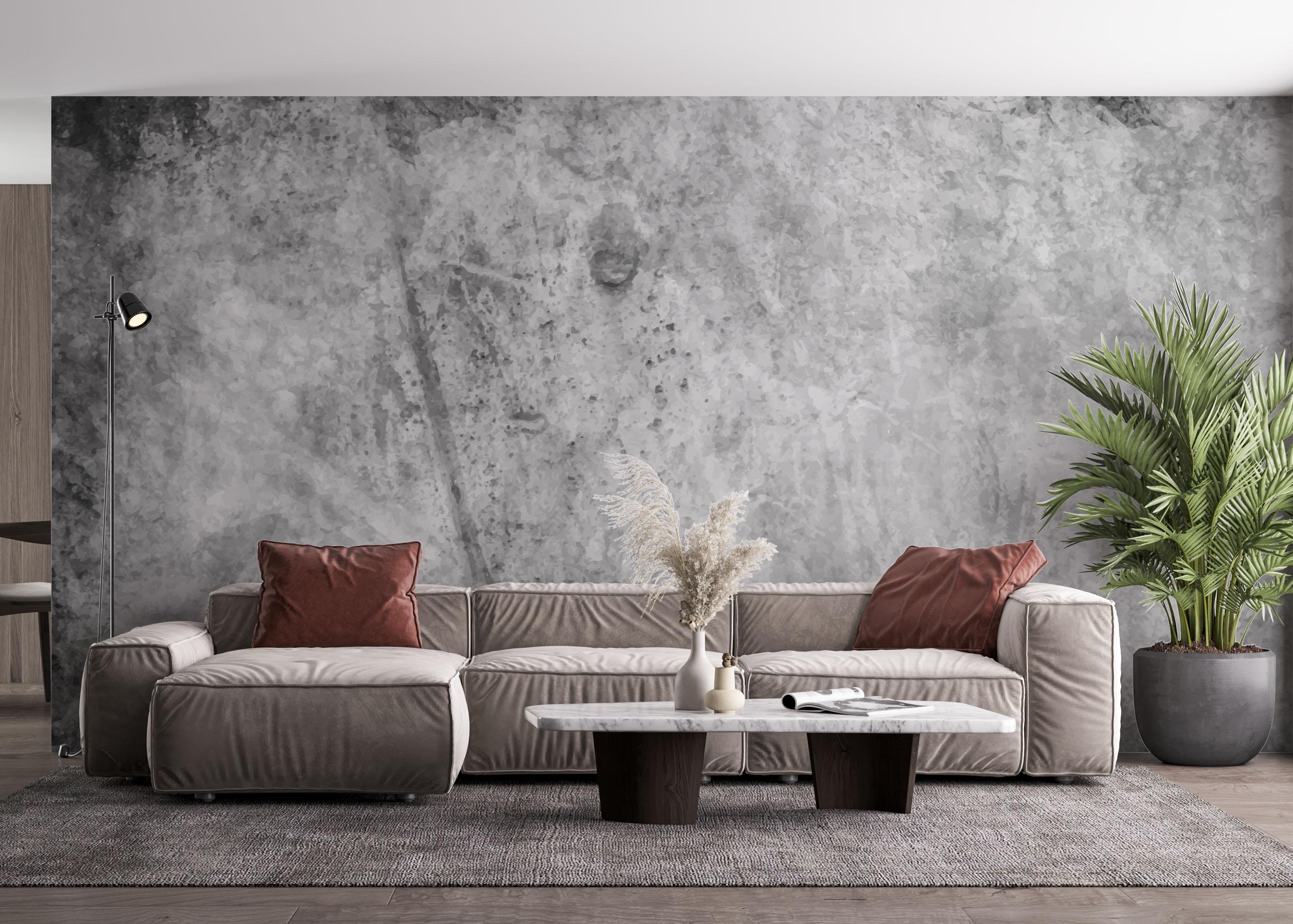 Fototapet Concrete Dark Shadow mockup 4