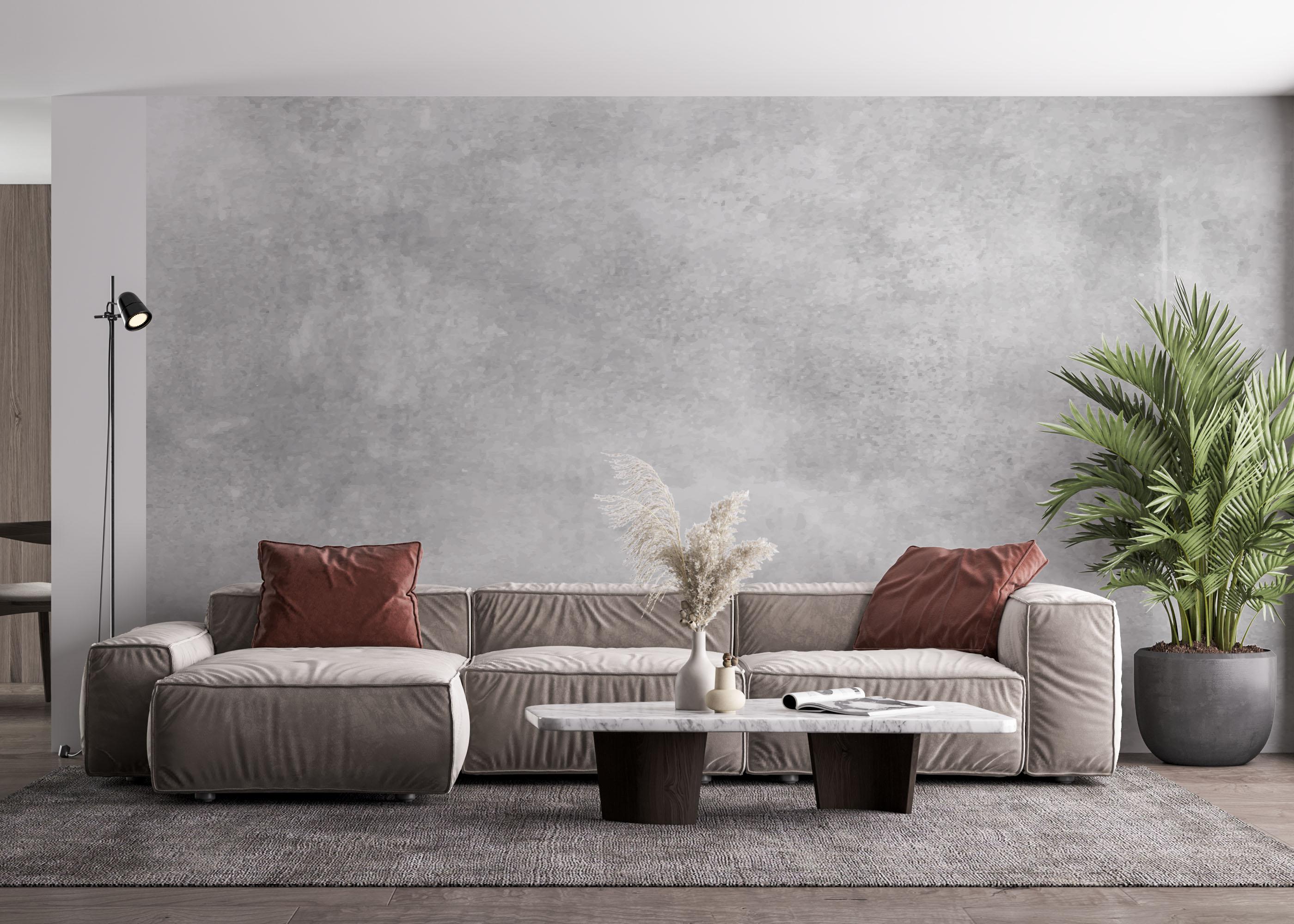 Fototapet Finished Concrete Wall mockup 4