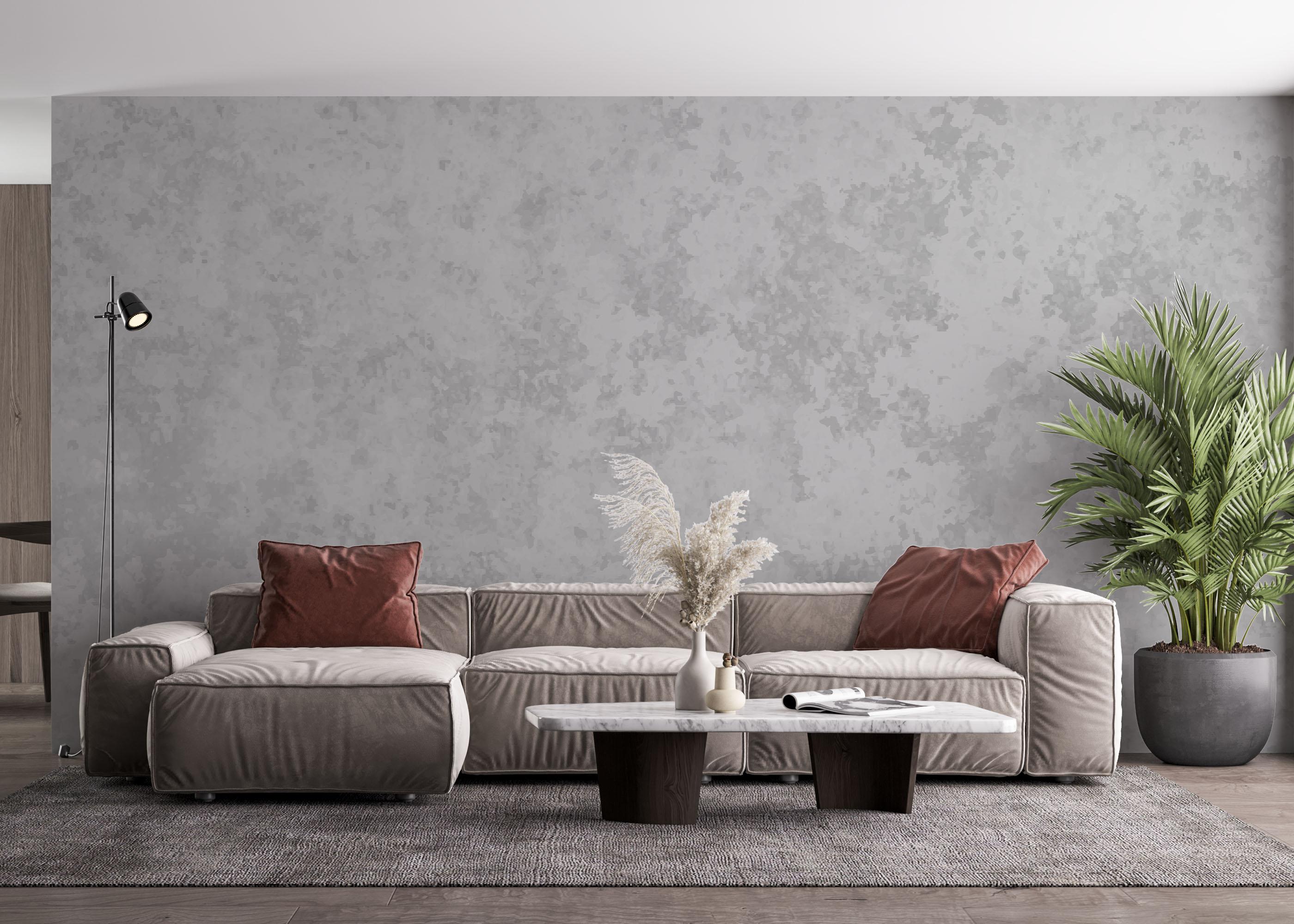 Fototapet Grey Simple Concrete mockup 4