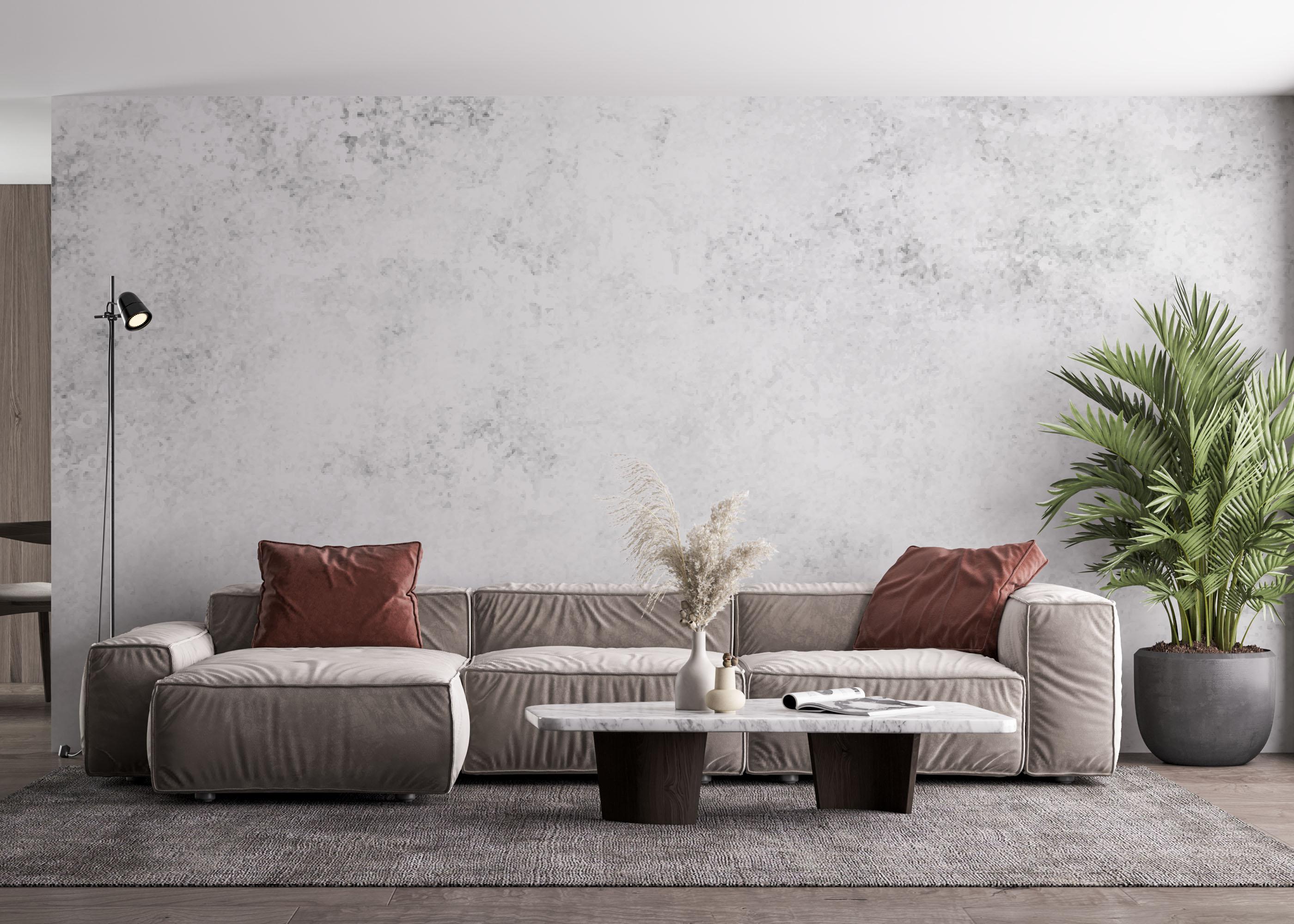 Fototapet Light Paper Concrete mockup 4