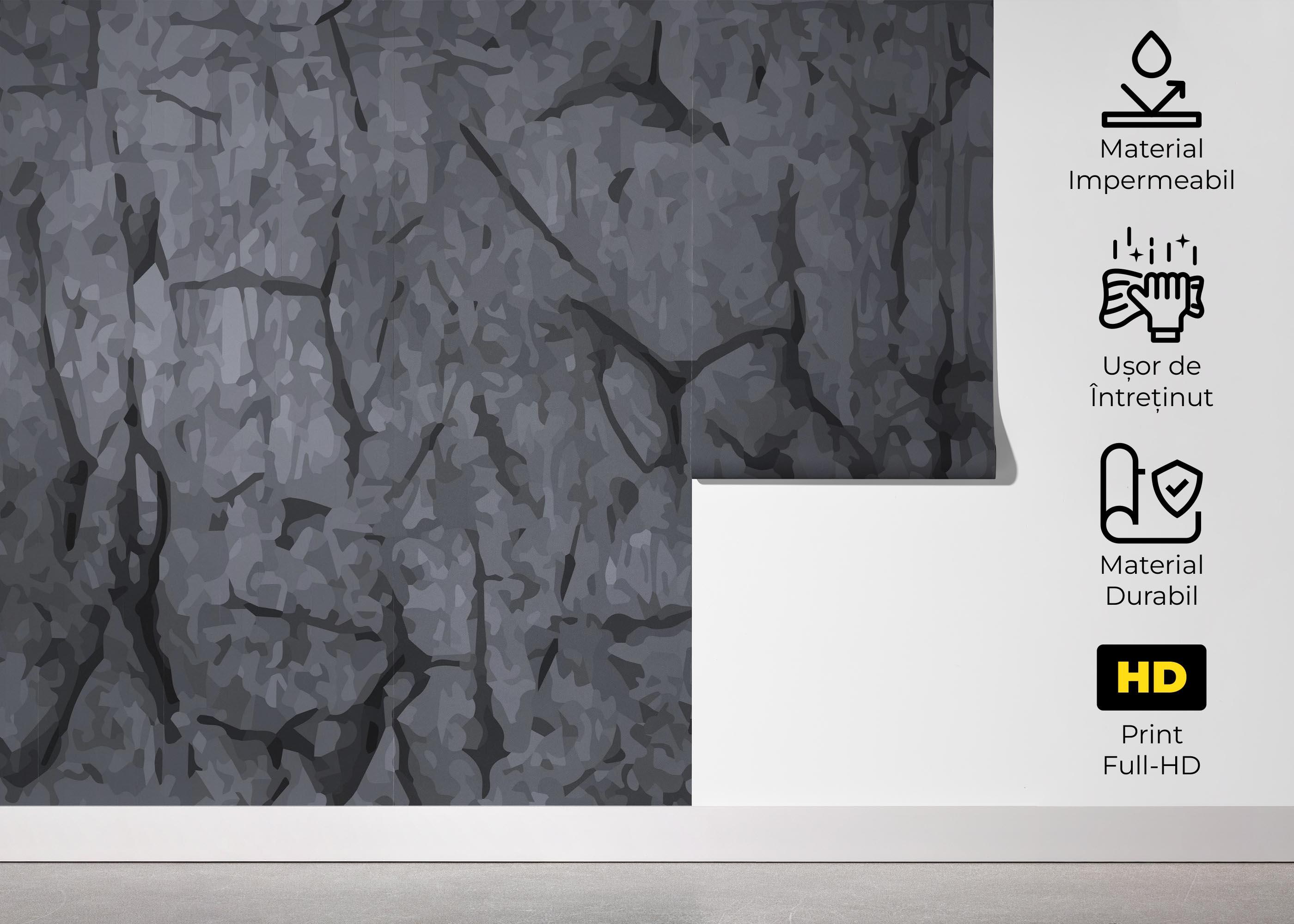 Fototapet Big Crack Concrete mockup 5