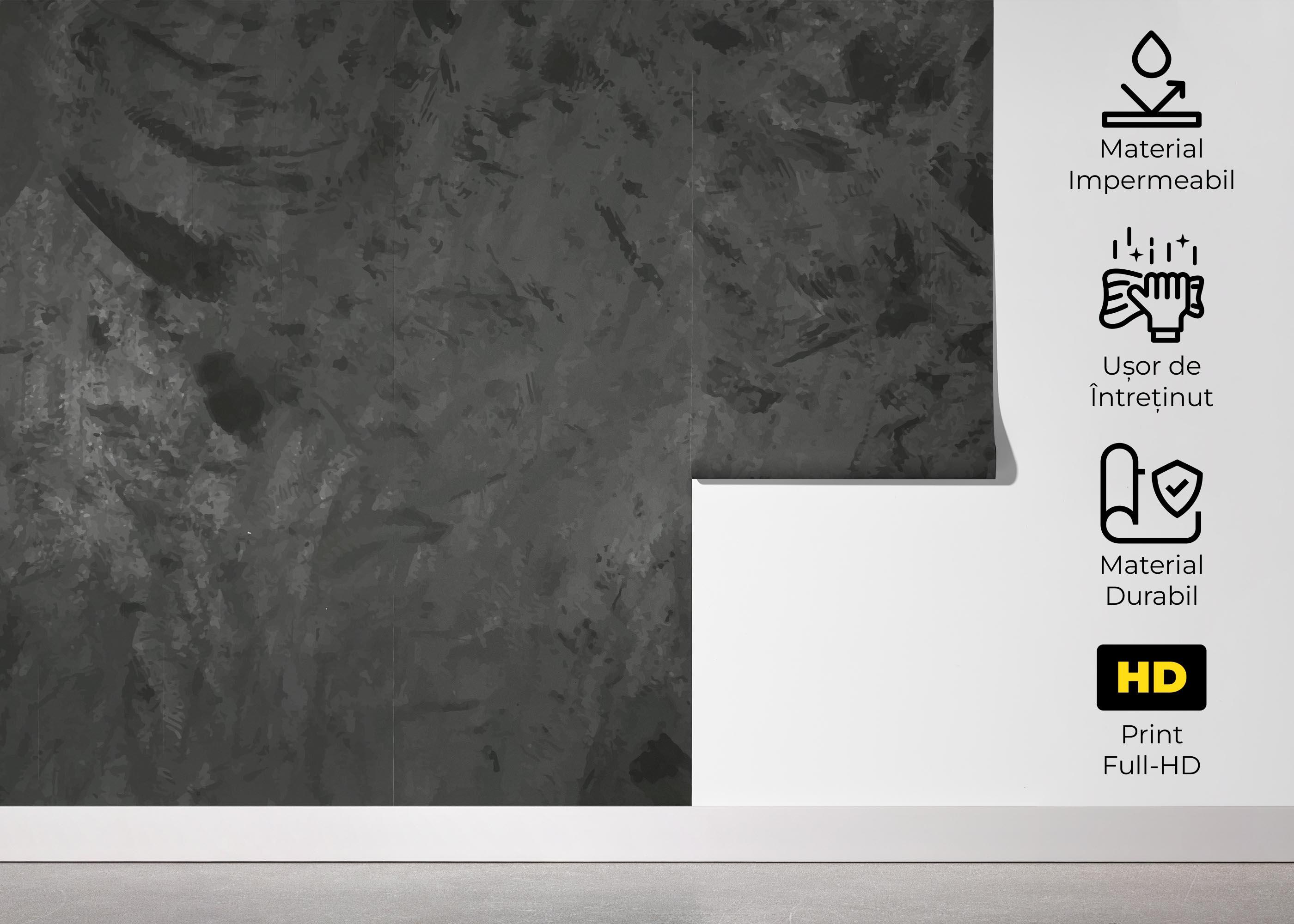 Fototapet Concrete Dark Grey mockup 5