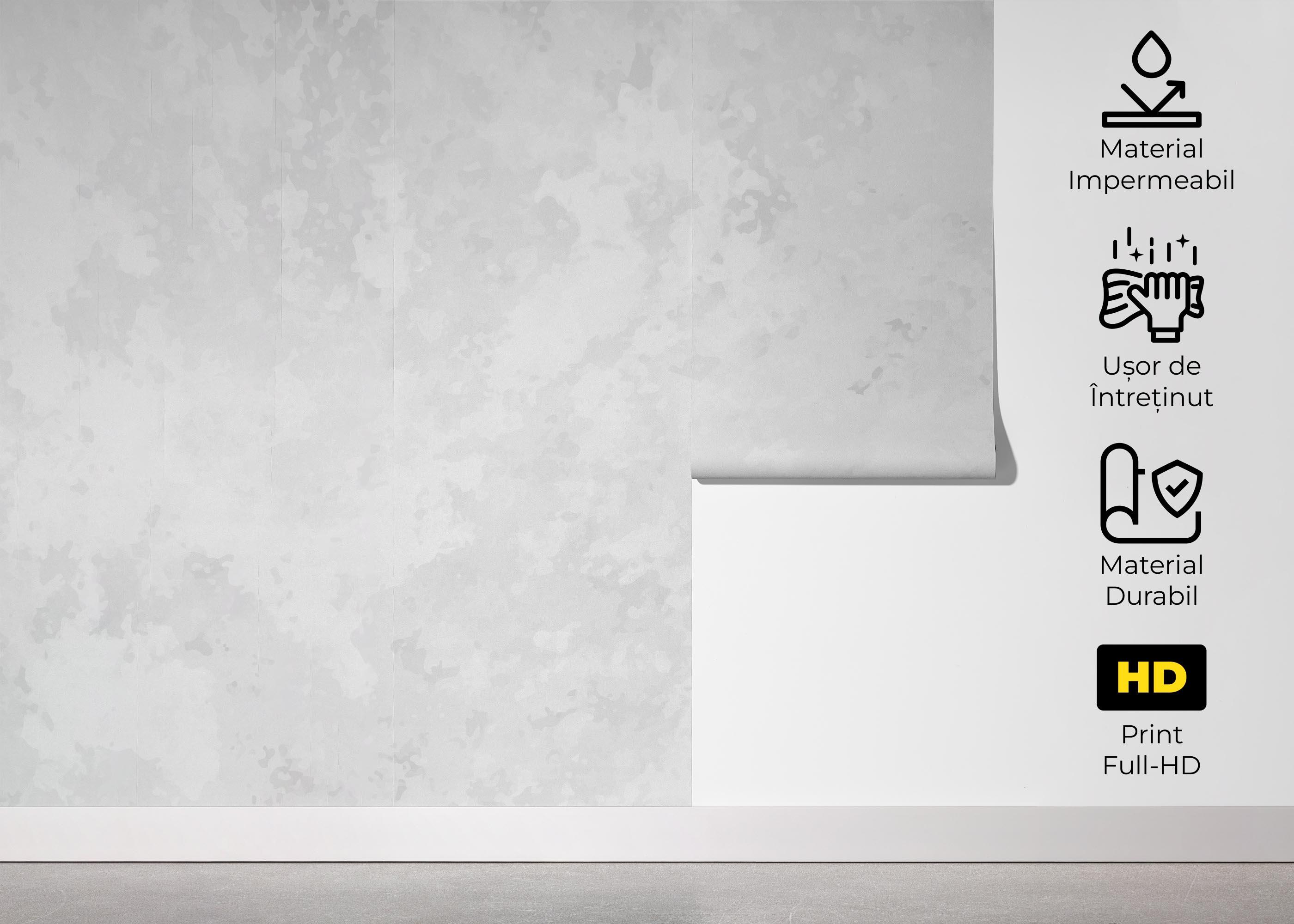 Fototapet Concrete Light Grey mockup 5