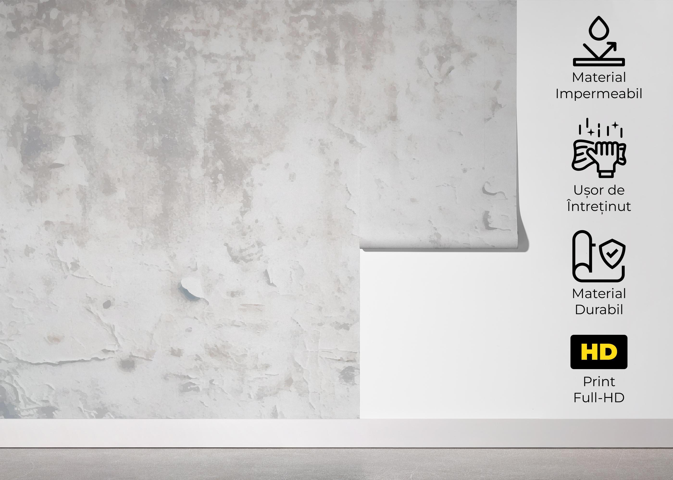 Fototapet Light Blue Concrete mockup 5