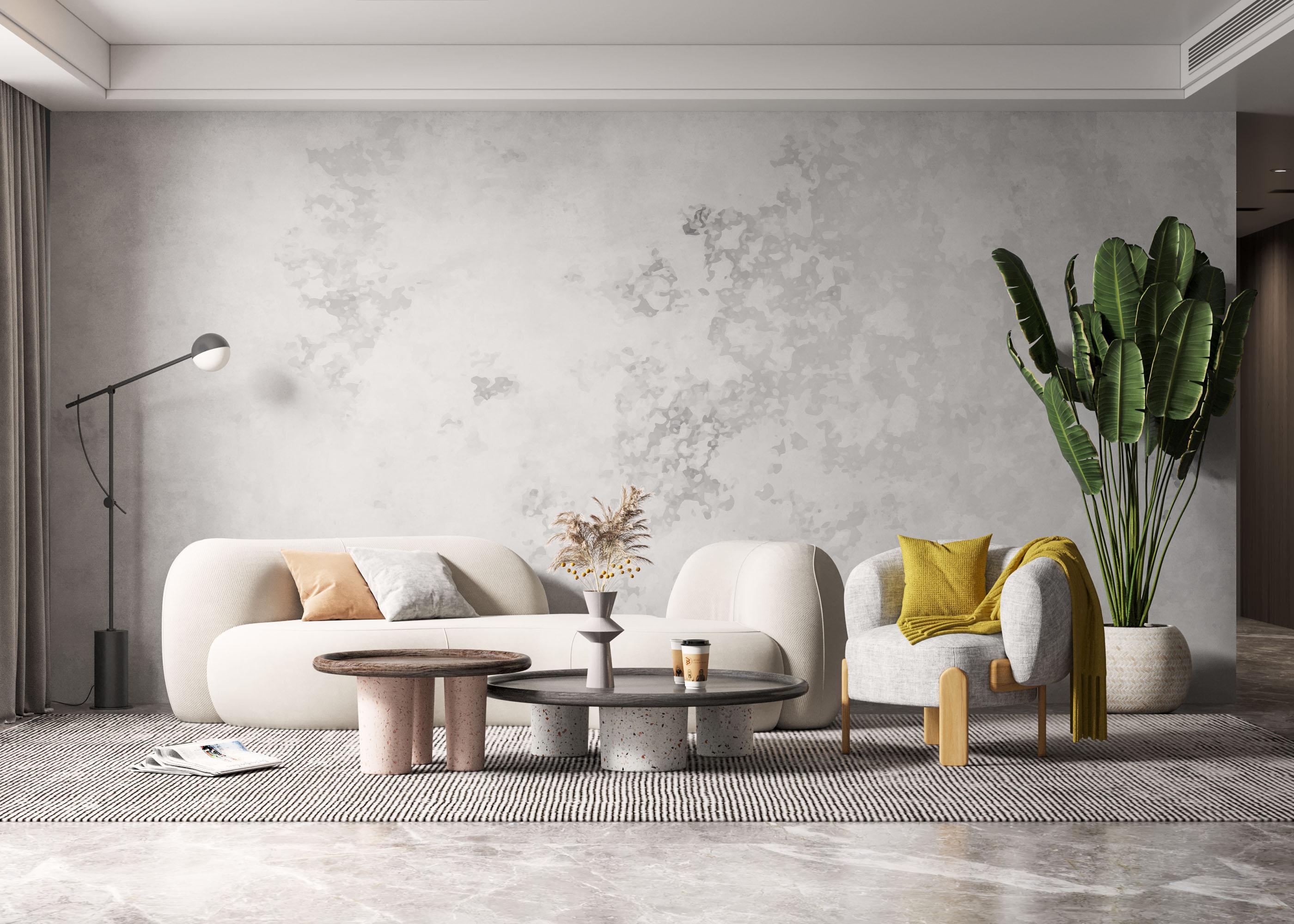 Fototapet Concrete Textured Wall mockup 6