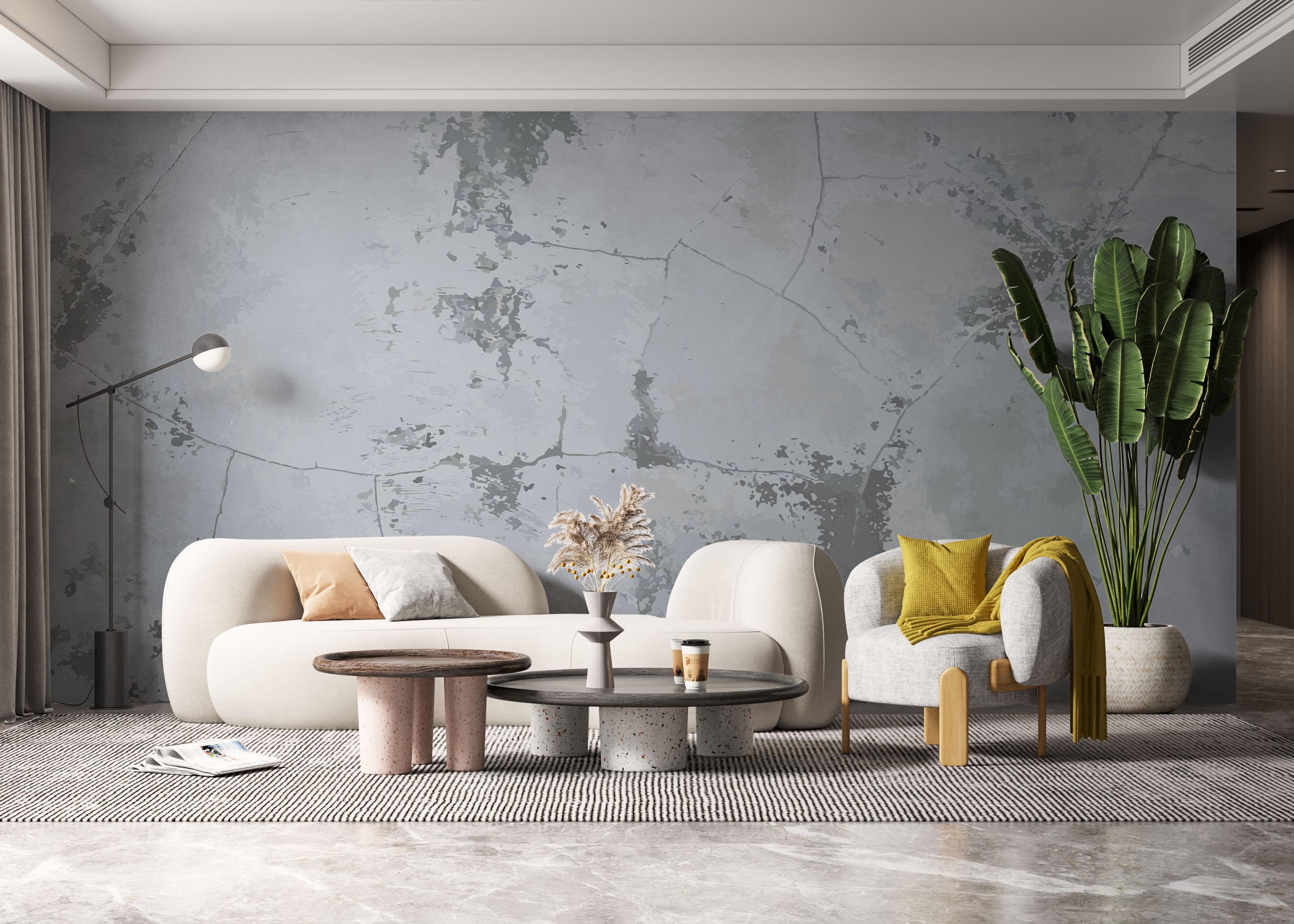 Fototapet Purple Light Concrete mockup 6