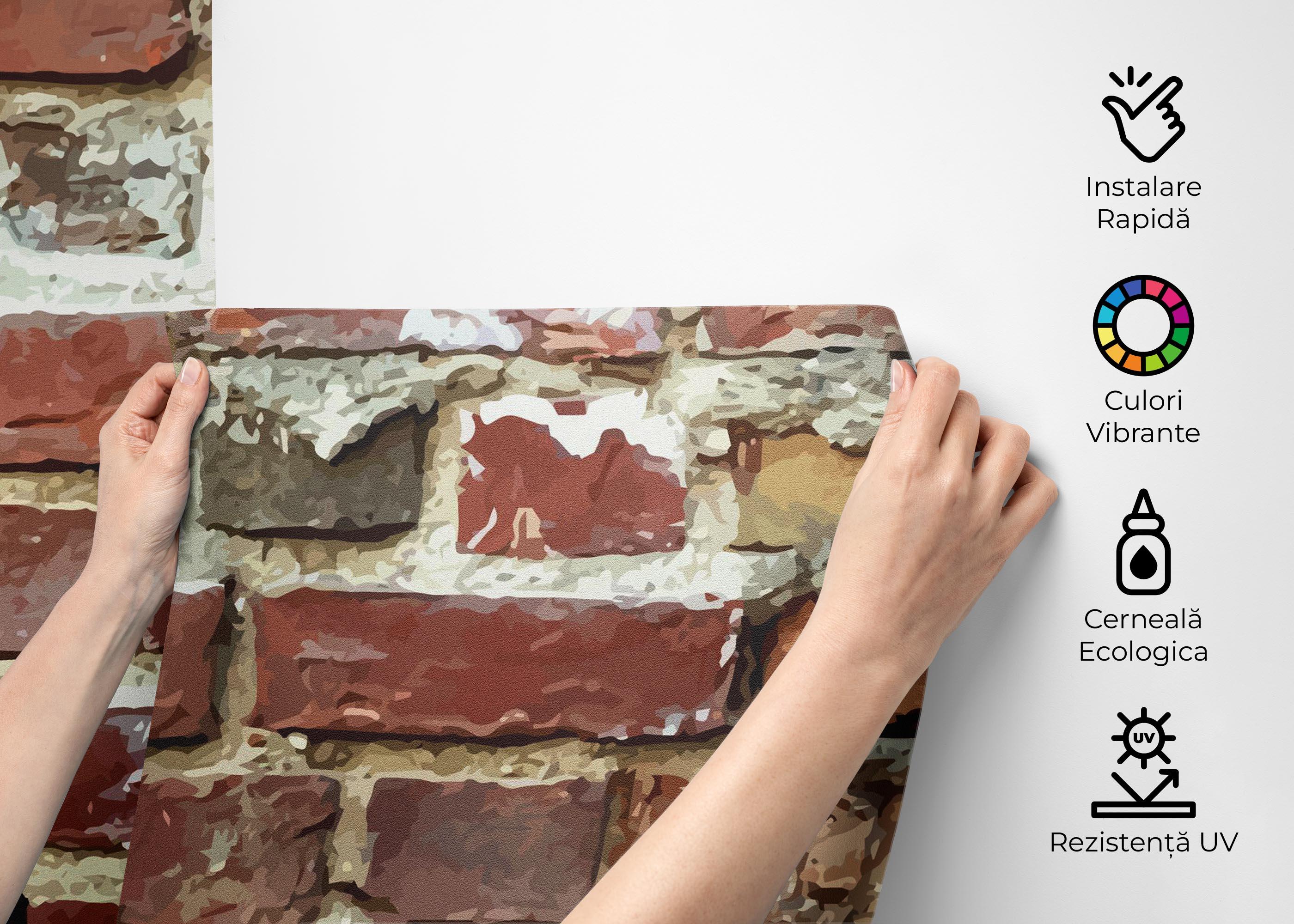 Fototapet Cool Realistic Brick mockup 2