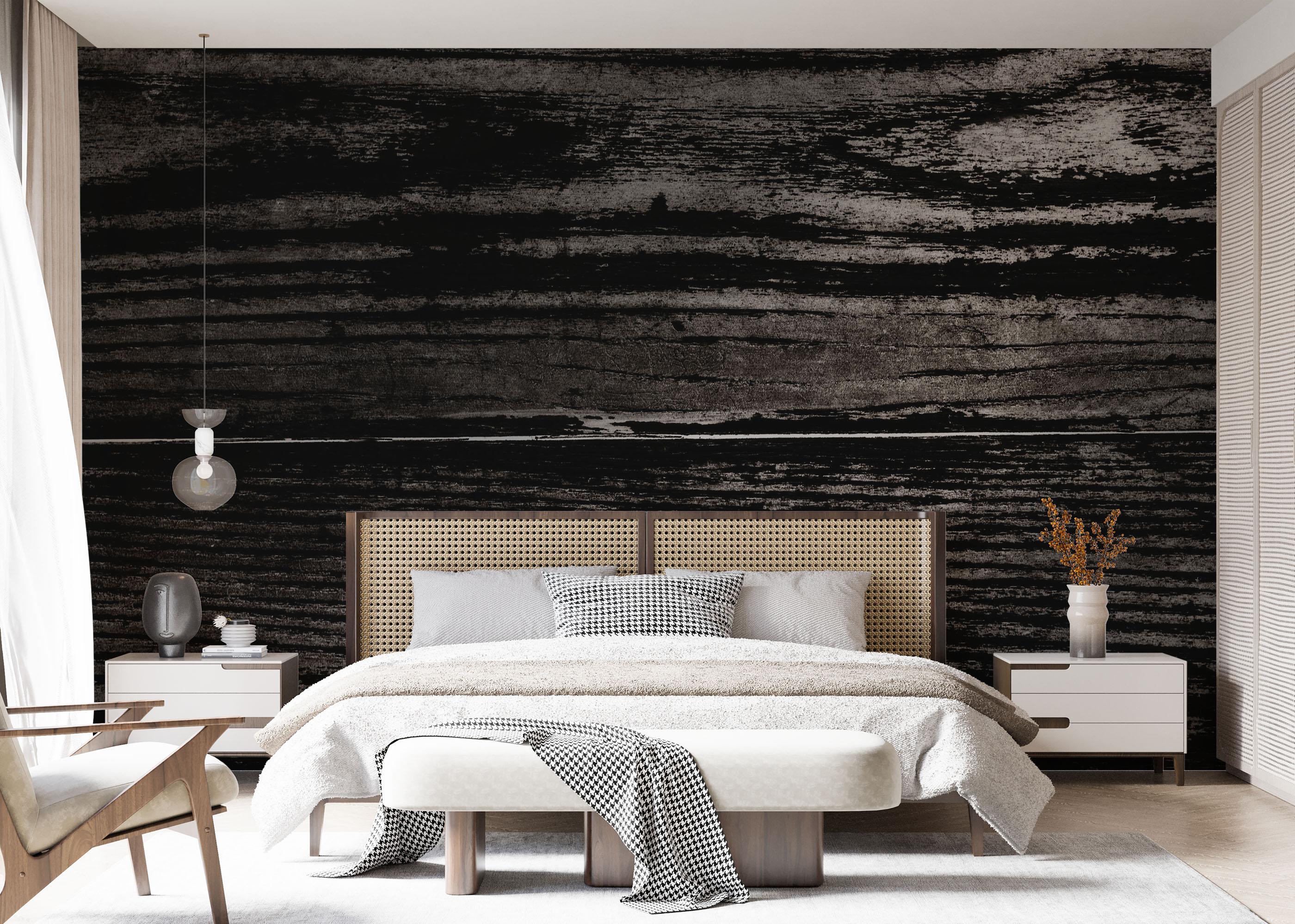 Fototapet Dark Wood Art mockup 7