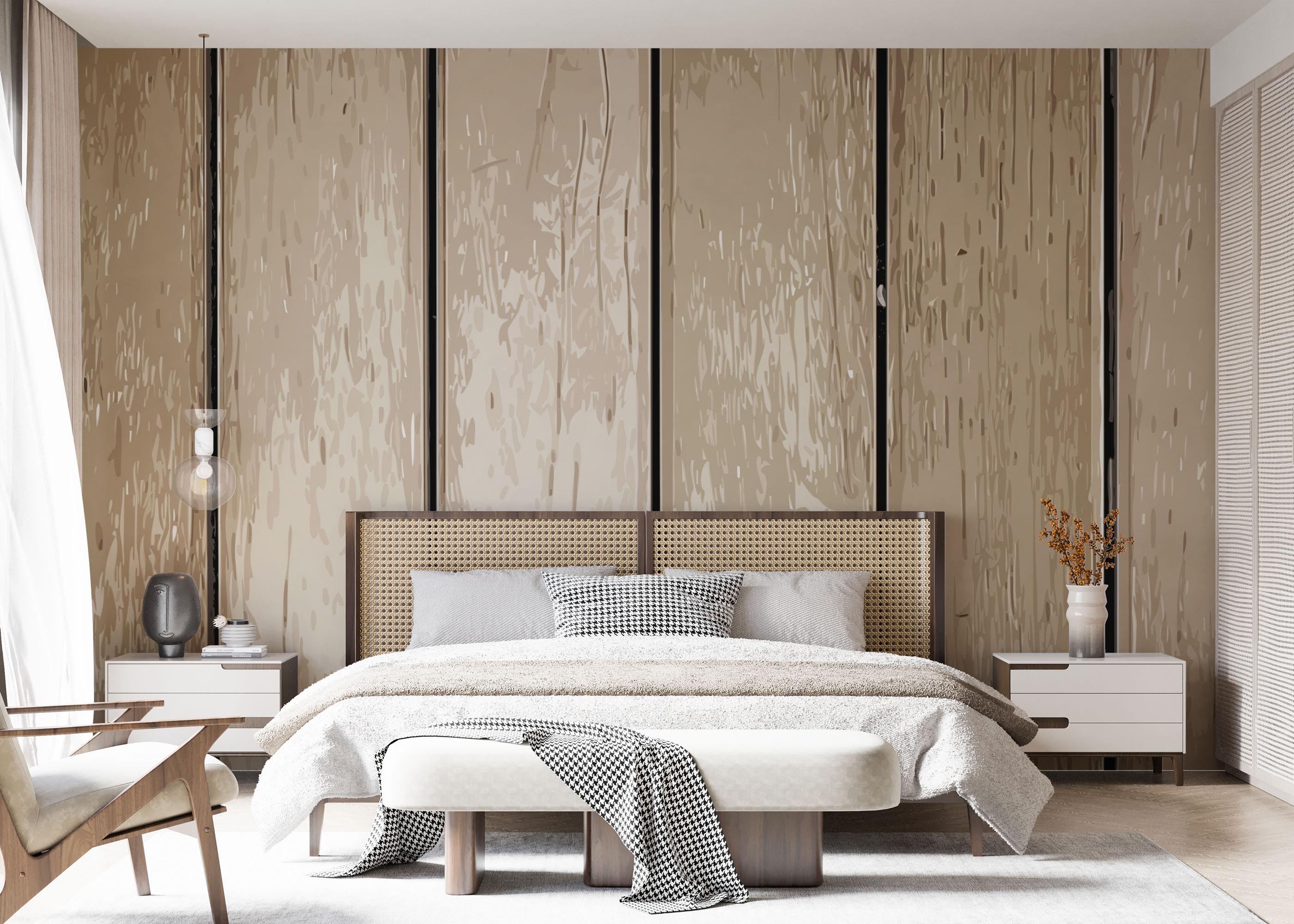 Fototapet Wooden Boards mockup 7