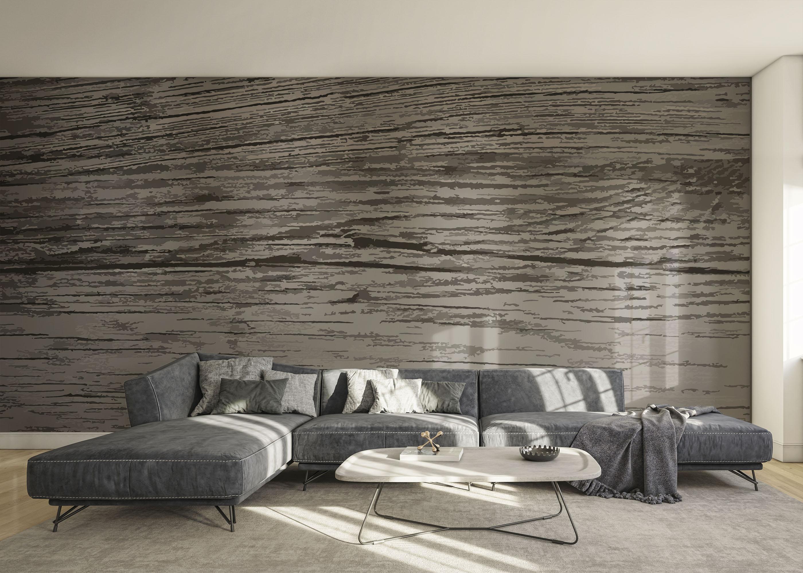 Fototapet Cream Grey Wood mockup 0