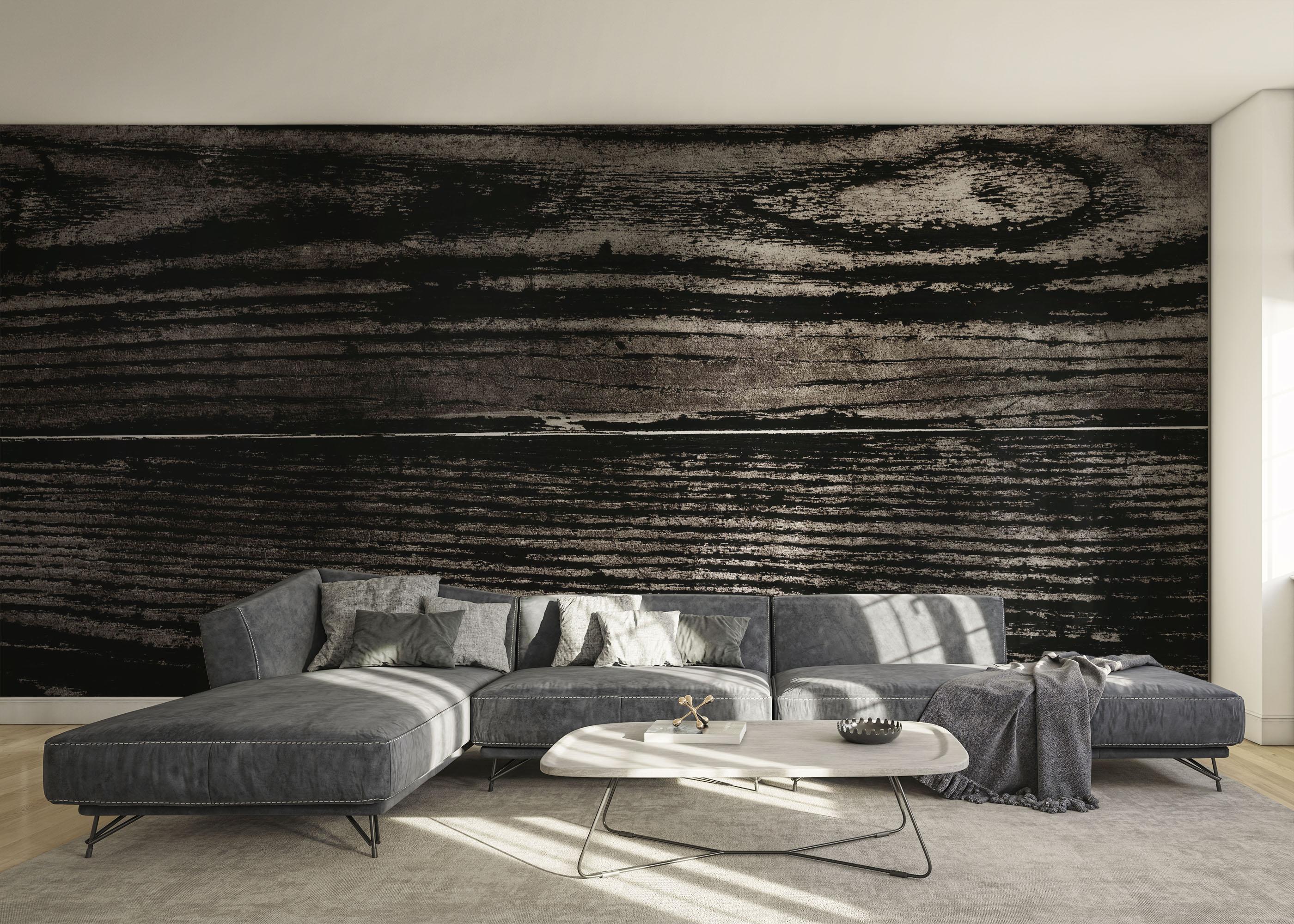 Fototapet Dark Wood Art mockup 0