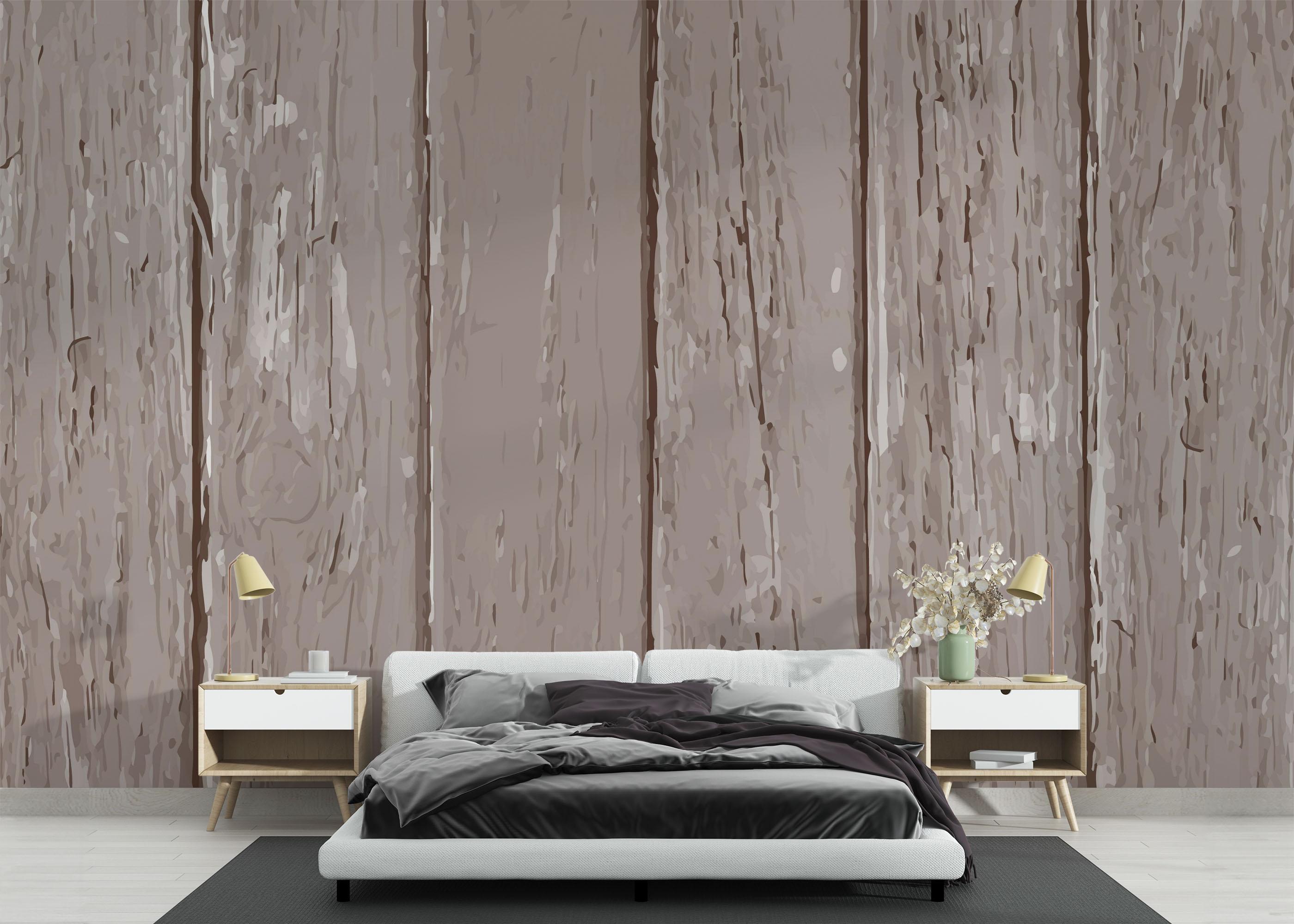 Fototapet Cool Wood Art mockup 3