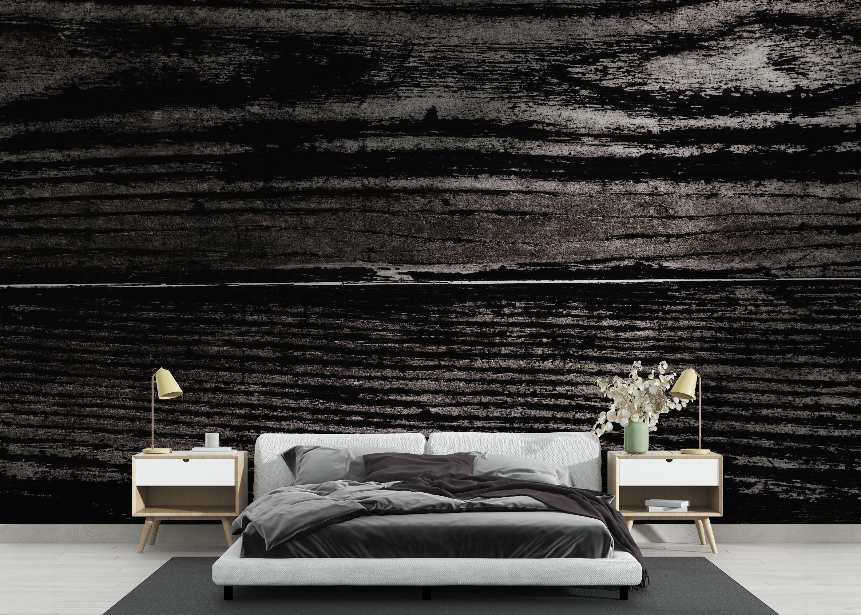 Fototapet Dark Wood Art mockup 3