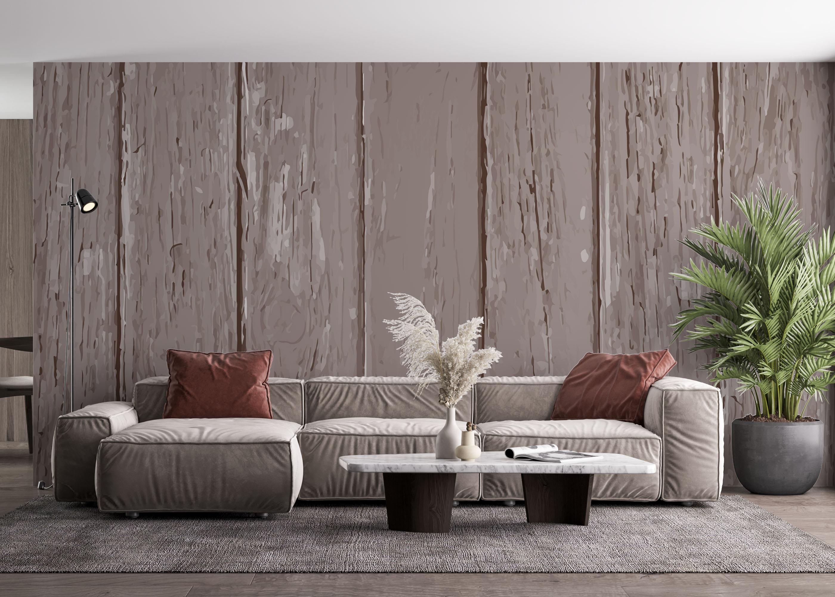 Fototapet Cool Wood Art mockup 4