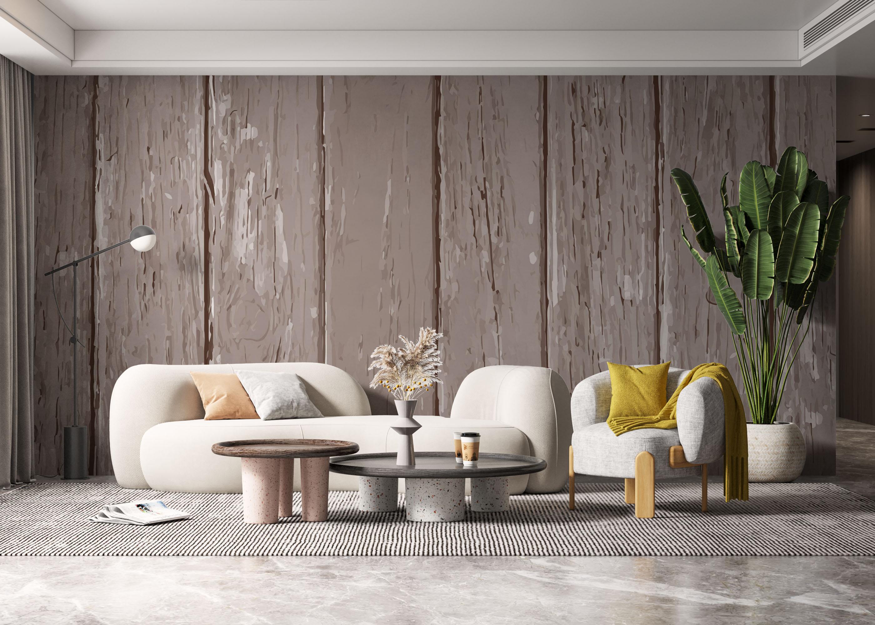 Fototapet Cool Wood Art mockup 6