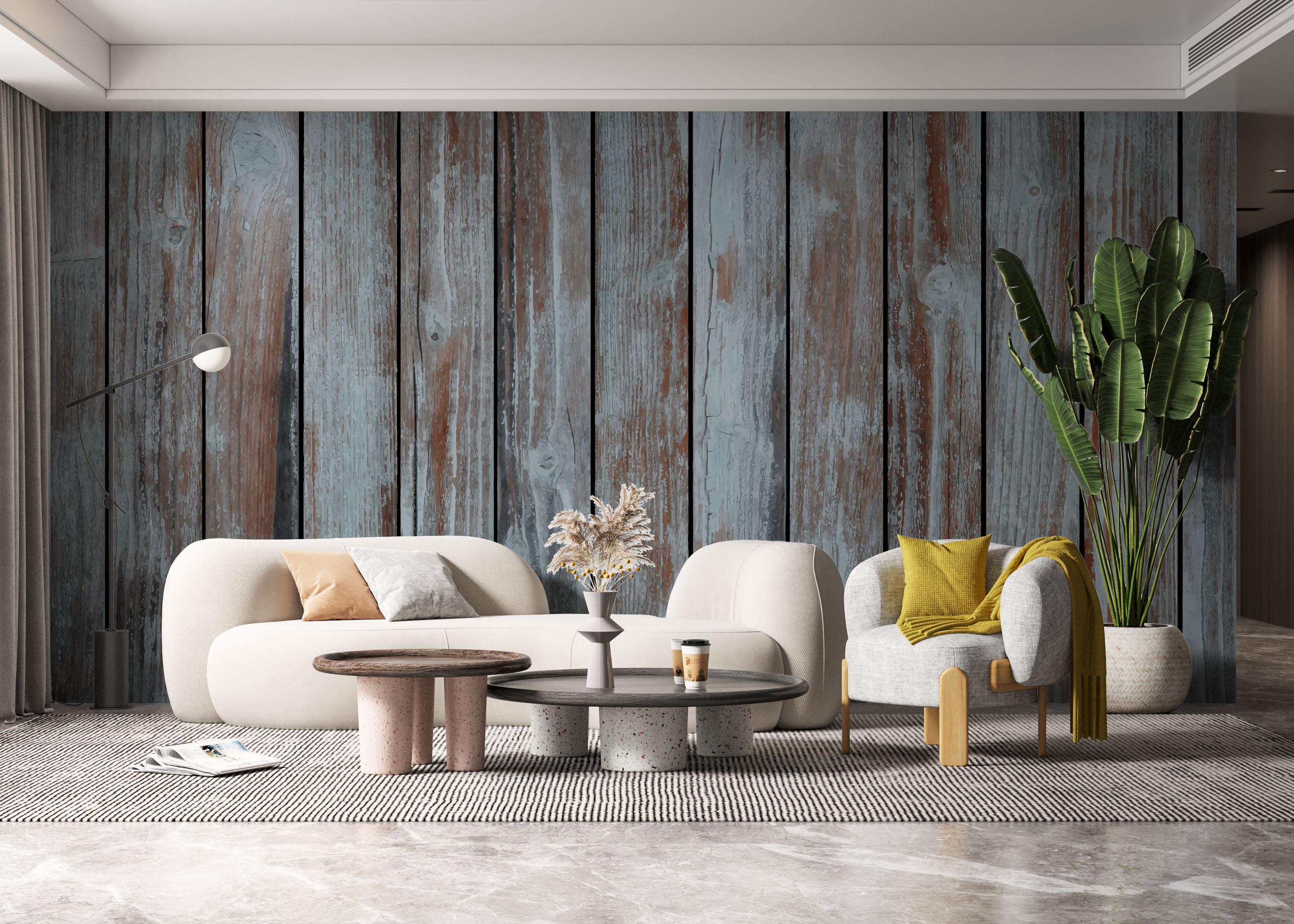 Fototapet Grey Brown Wood mockup 6