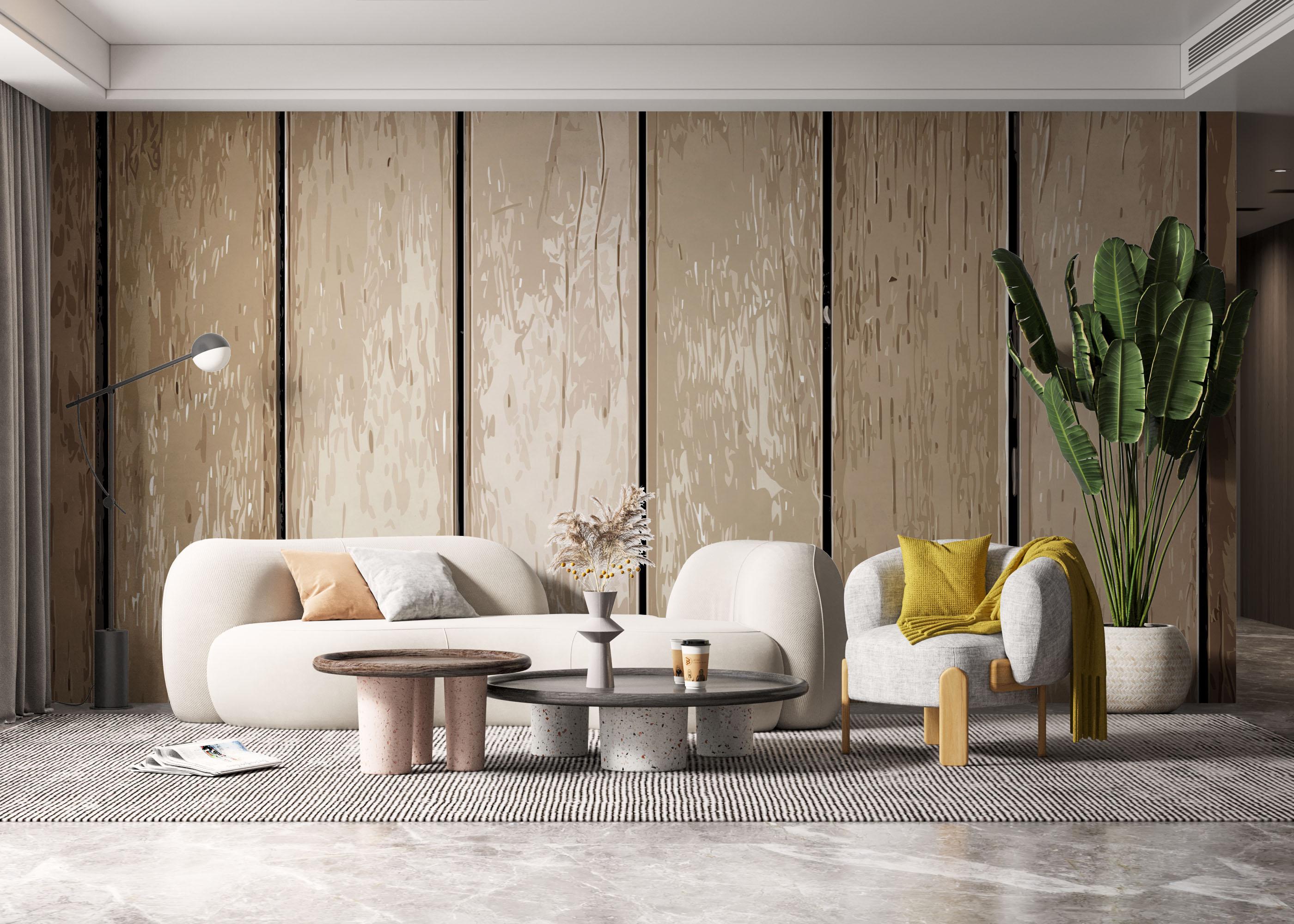 Fototapet Wooden Boards mockup 6