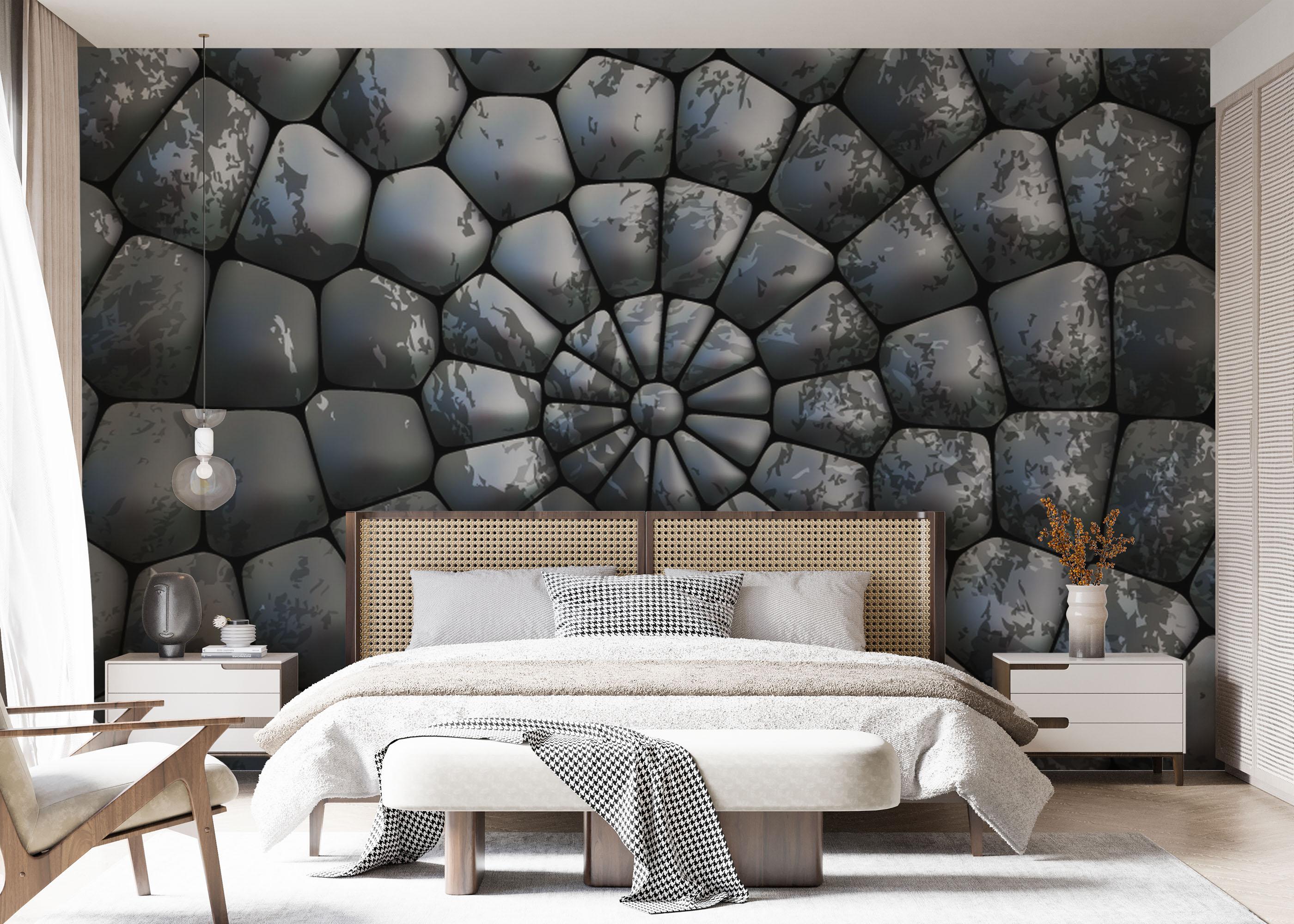 Fototapet Rock 3d Spiral mockup 7