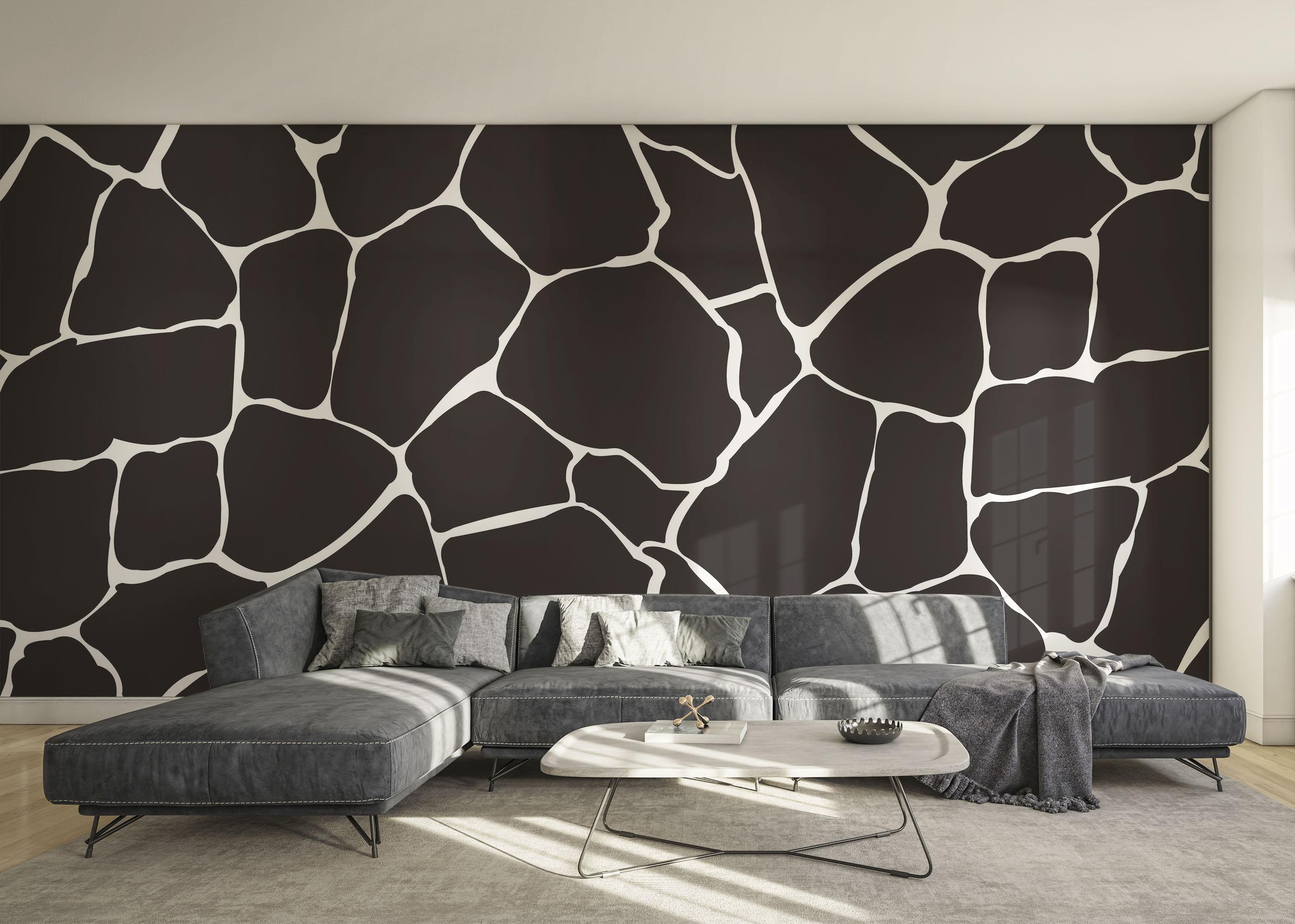 Fototapet Black Stones Art mockup 0