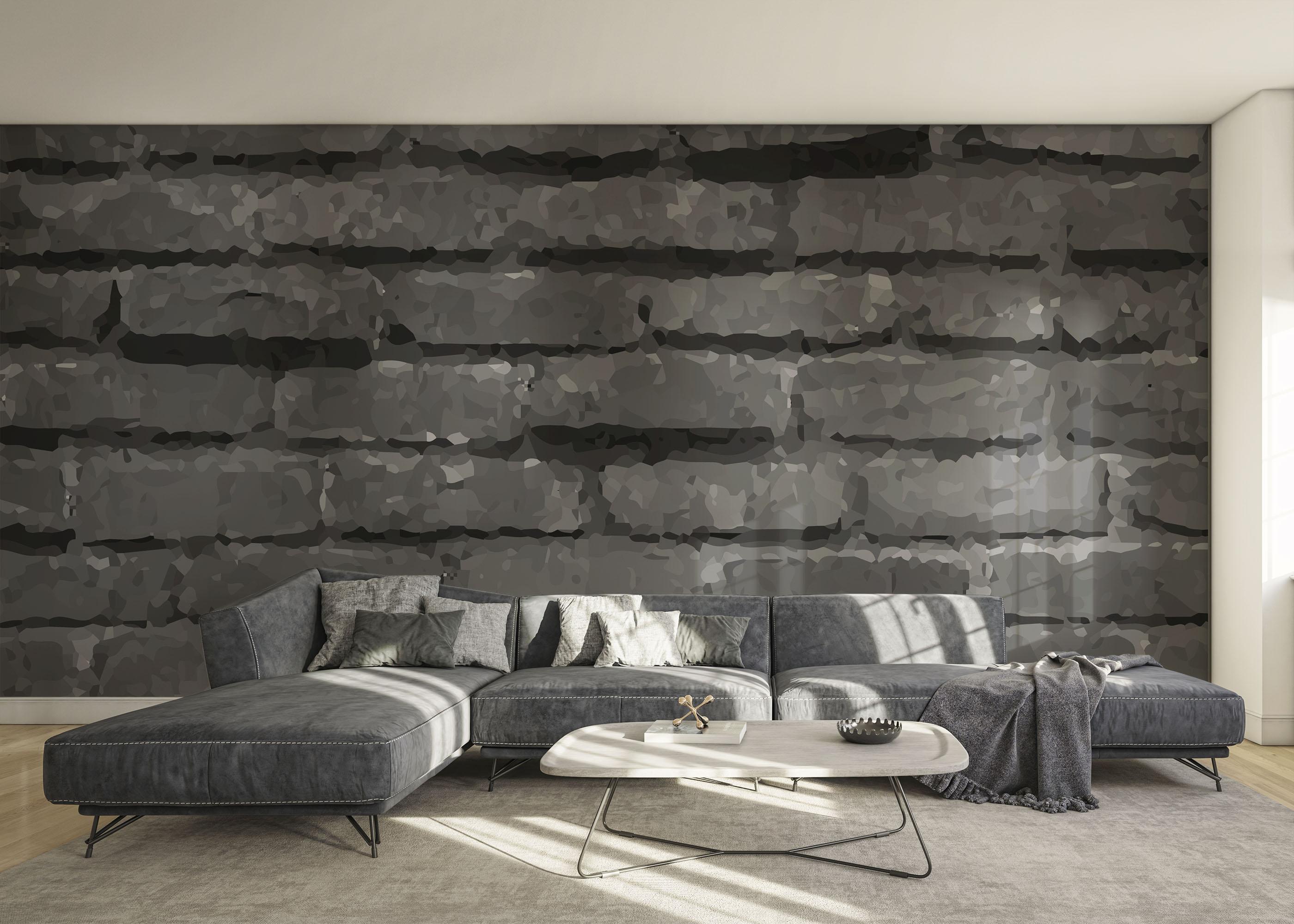 Fototapet Dark Grey Stone Wall mockup 0