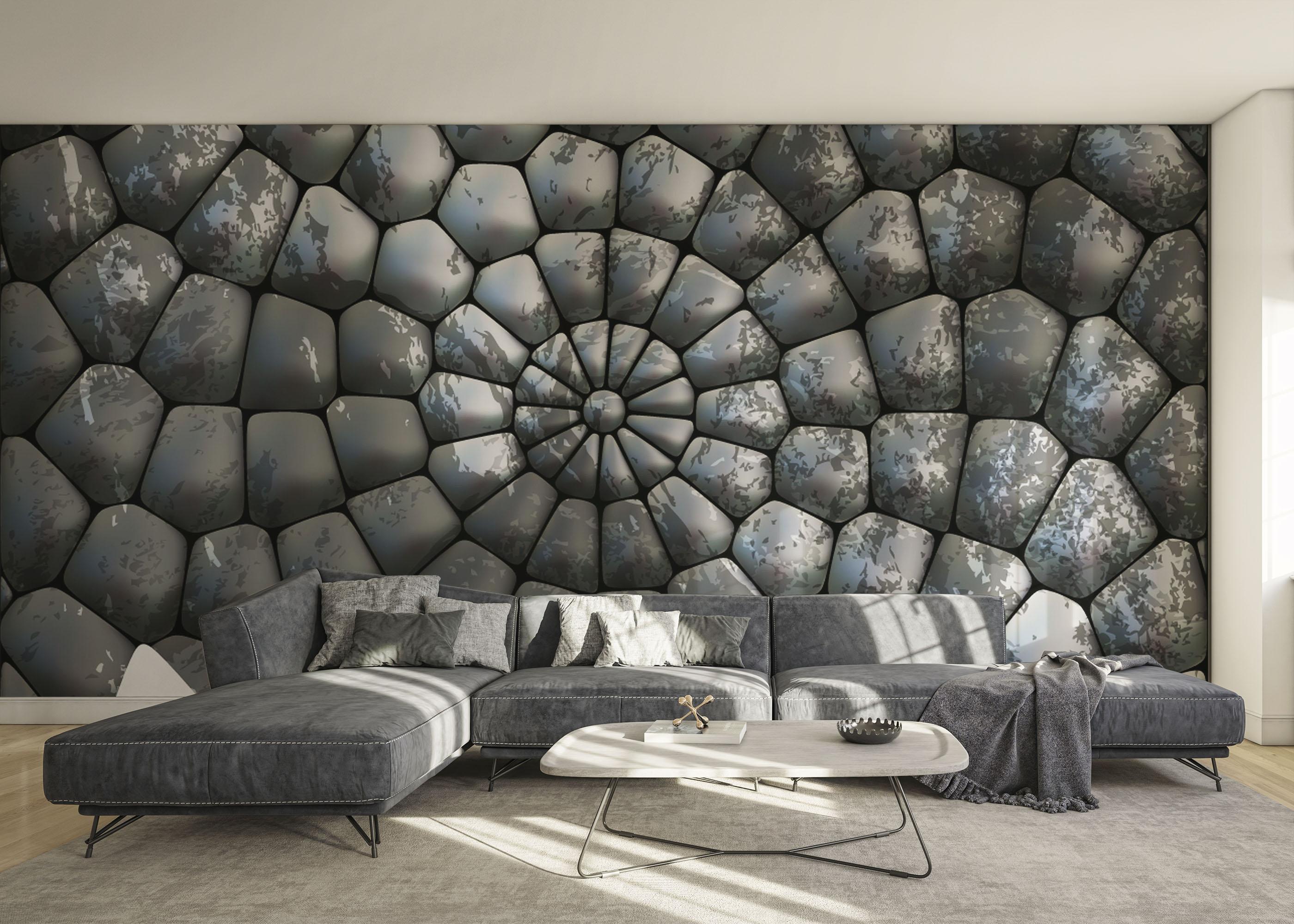 Fototapet Rock 3d Spiral mockup 0