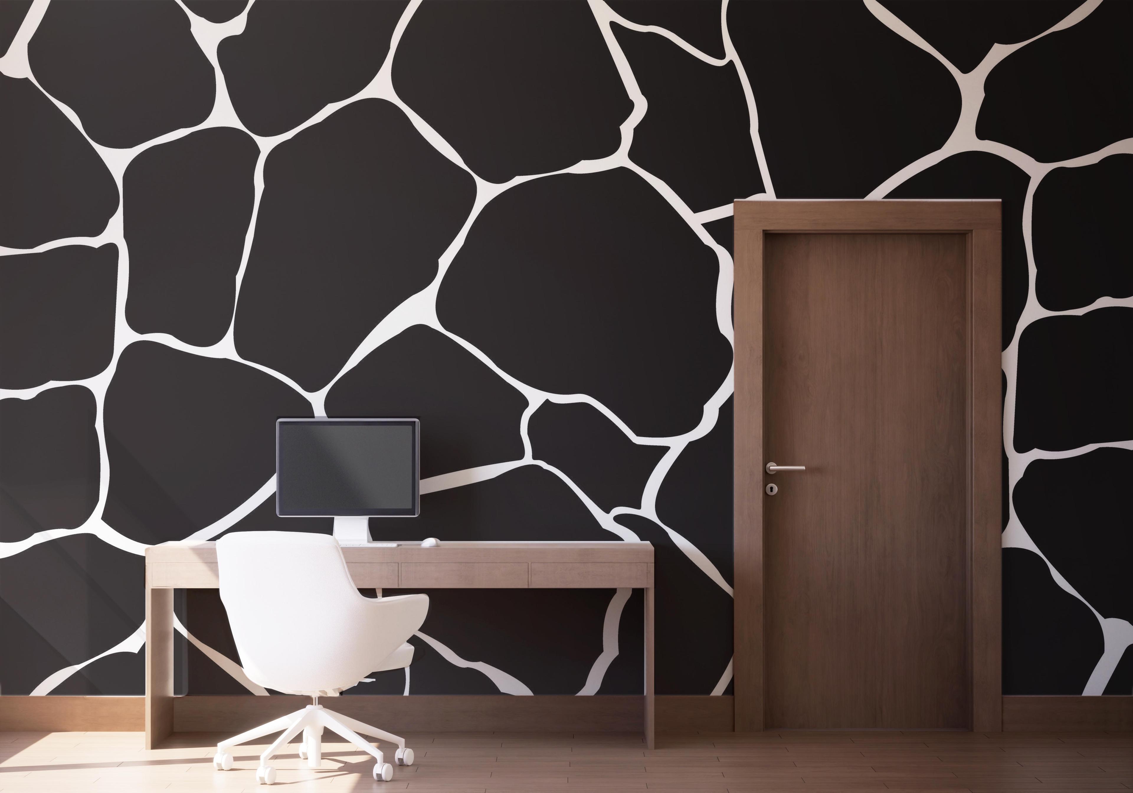 Fototapet Black Stones Art mockup 1