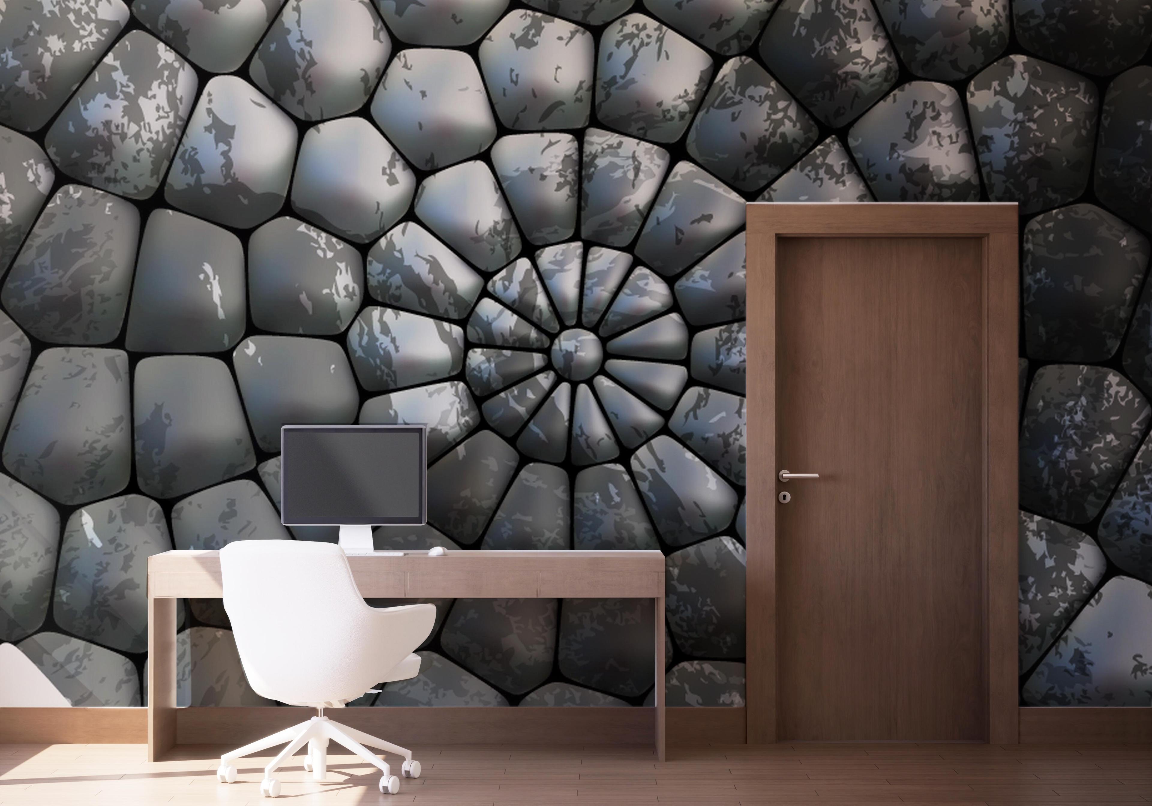 Fototapet Rock 3d Spiral mockup 1