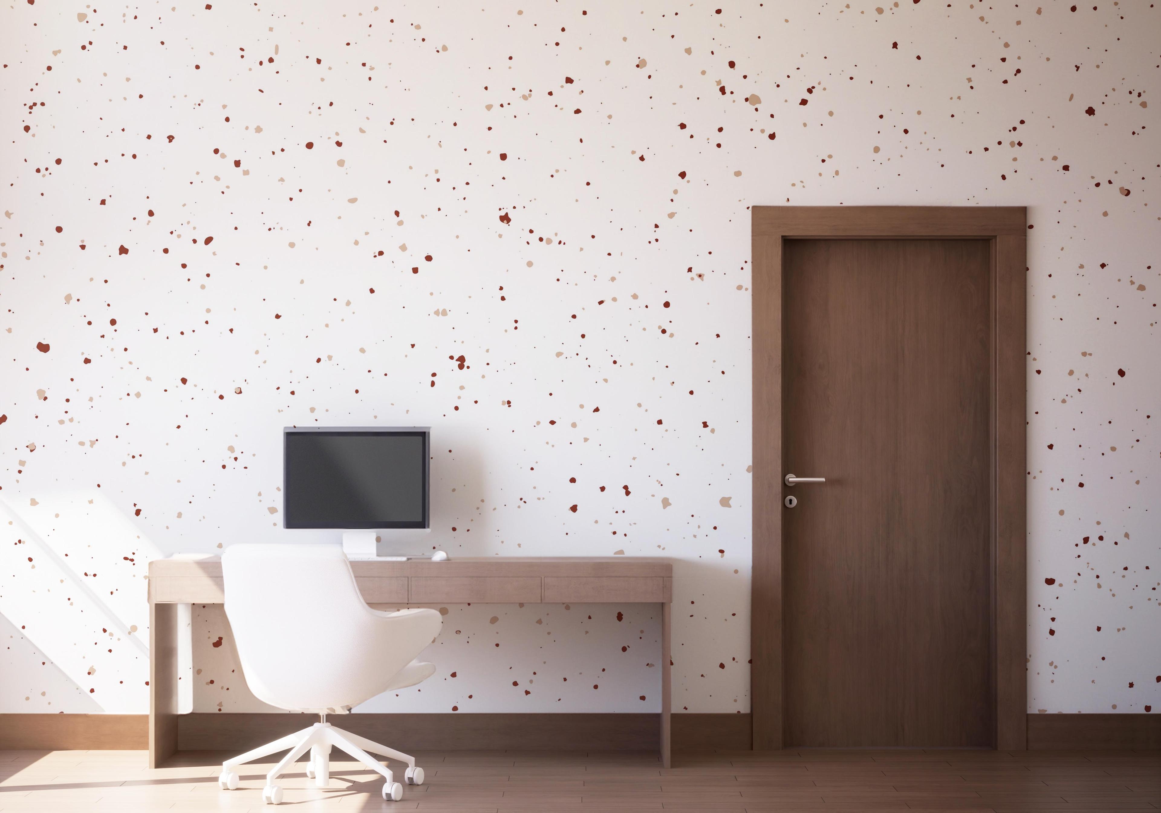 Fototapet Small Pebbles Wall mockup 1