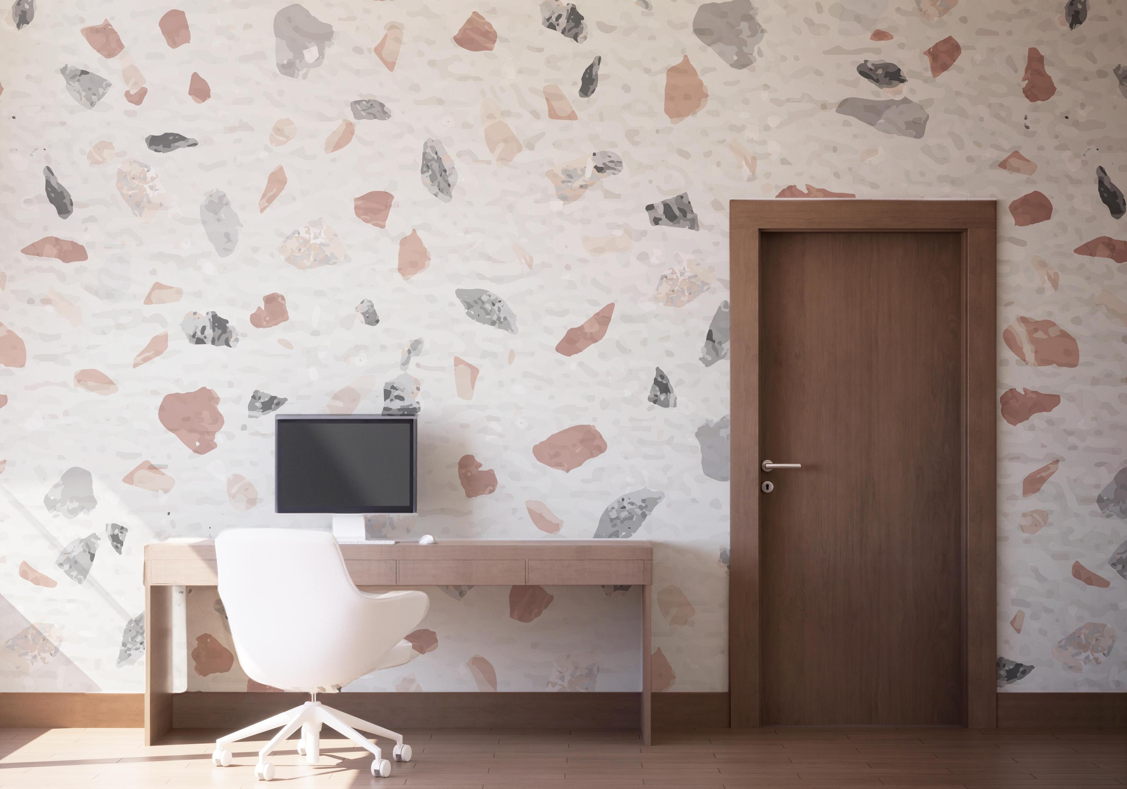 Fototapet Texture Stone Wall mockup 1