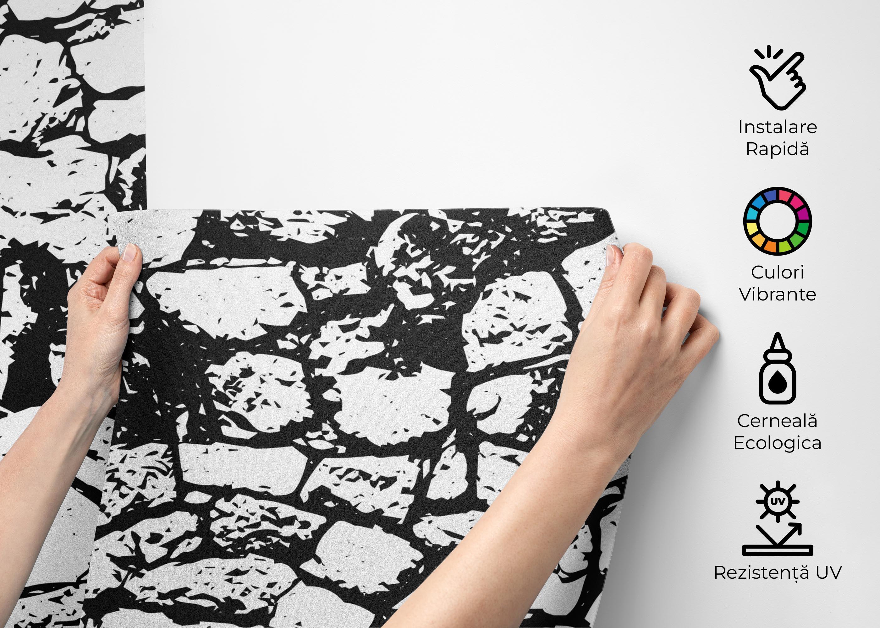 Fototapet Cracked Wall mockup 2