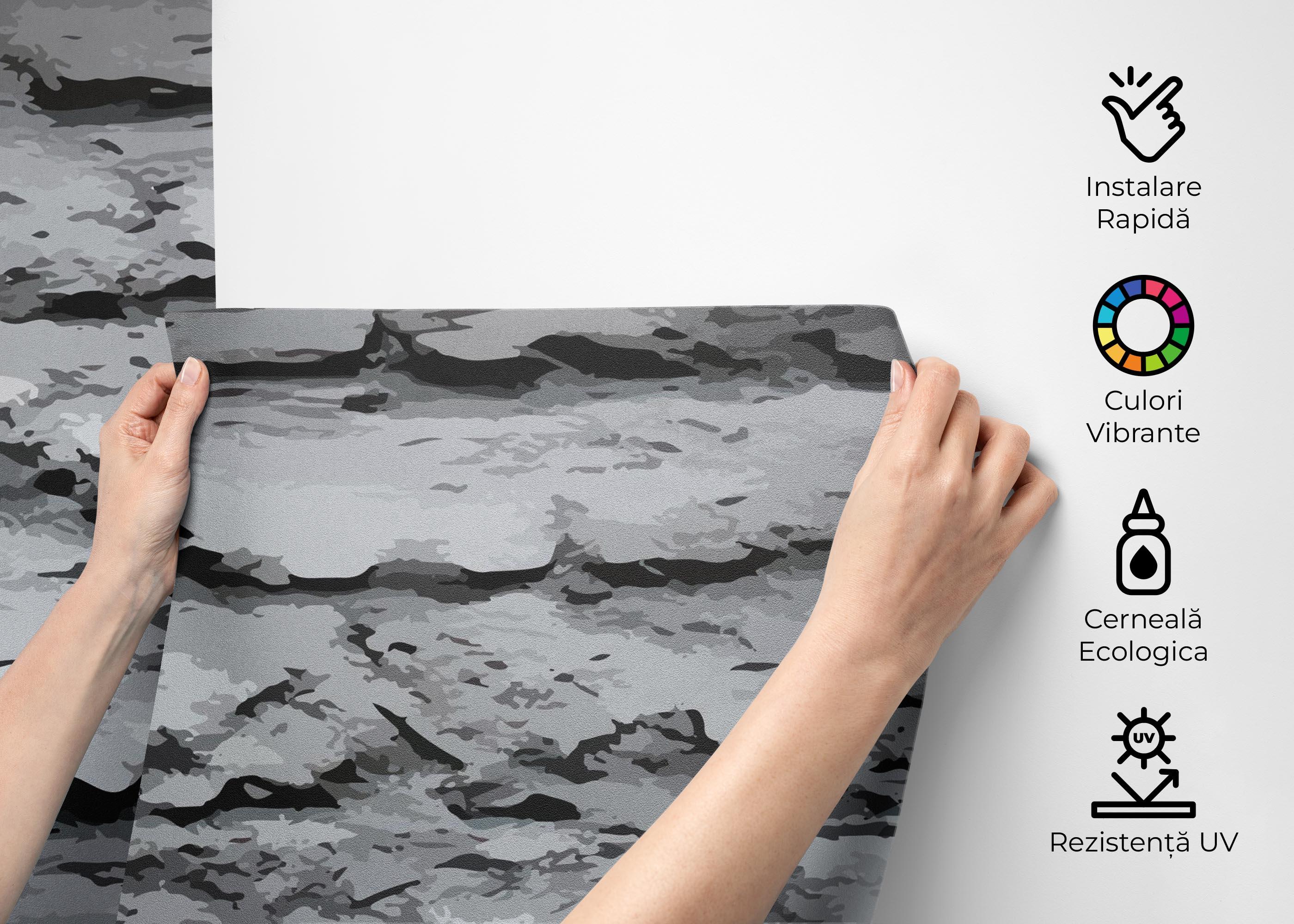 Fototapet Grey Paint Stone mockup 2