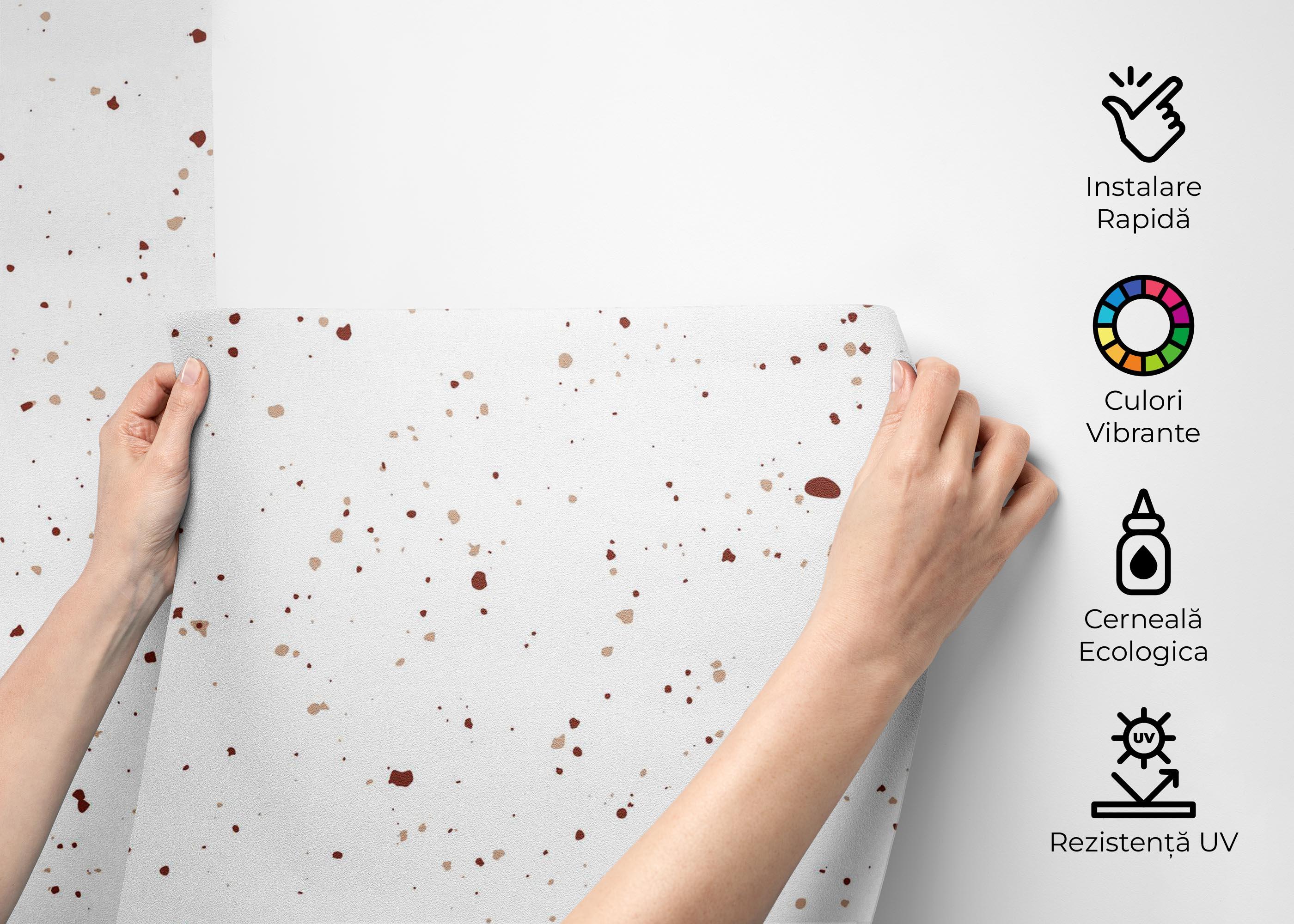 Fototapet Small Pebbles Wall mockup 2