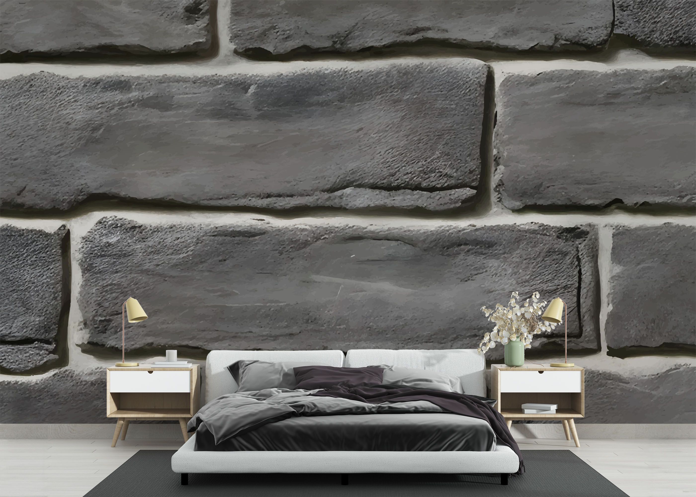 Grey Rock Wall mockup 3