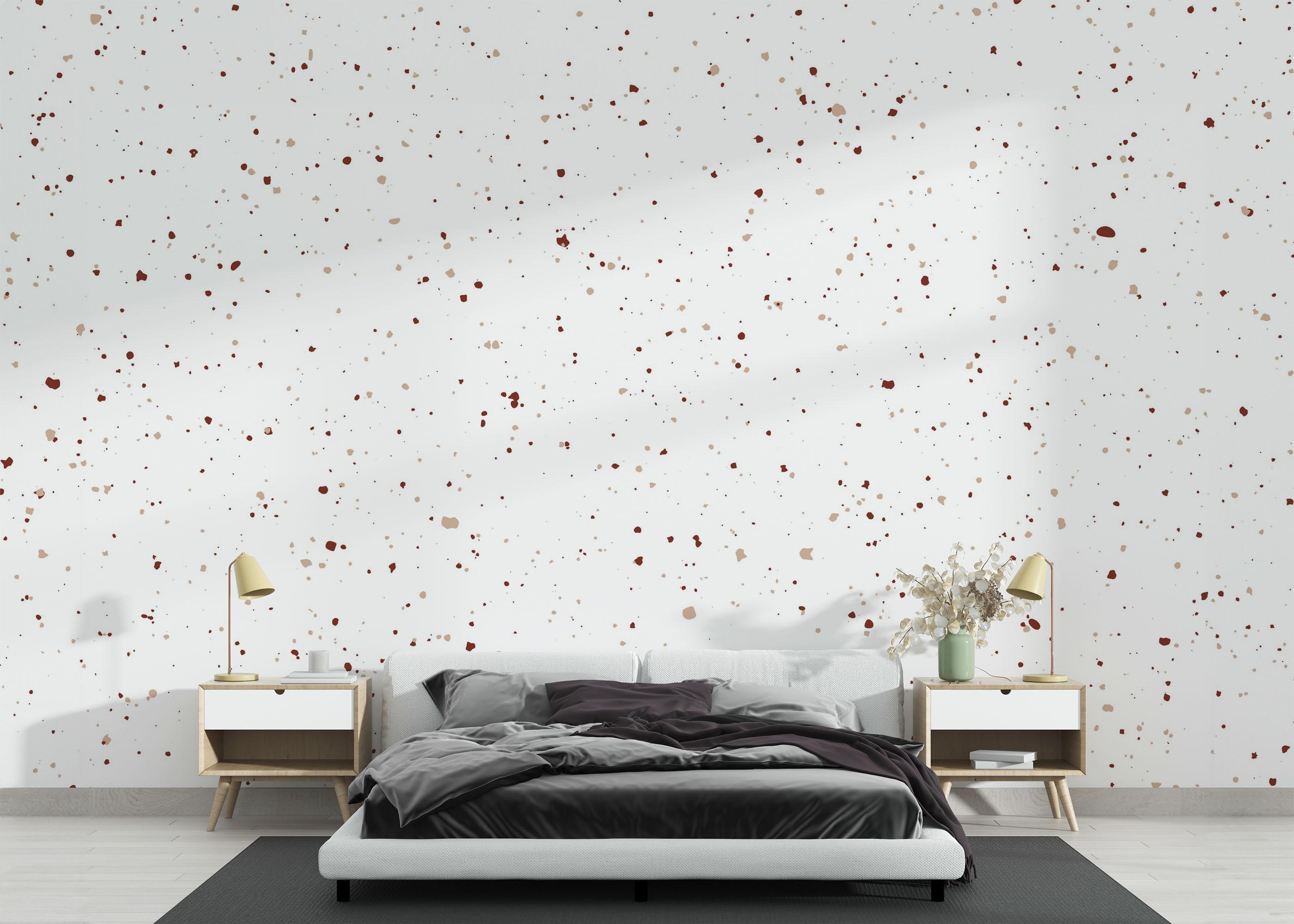 Fototapet Small Pebbles Wall mockup 3