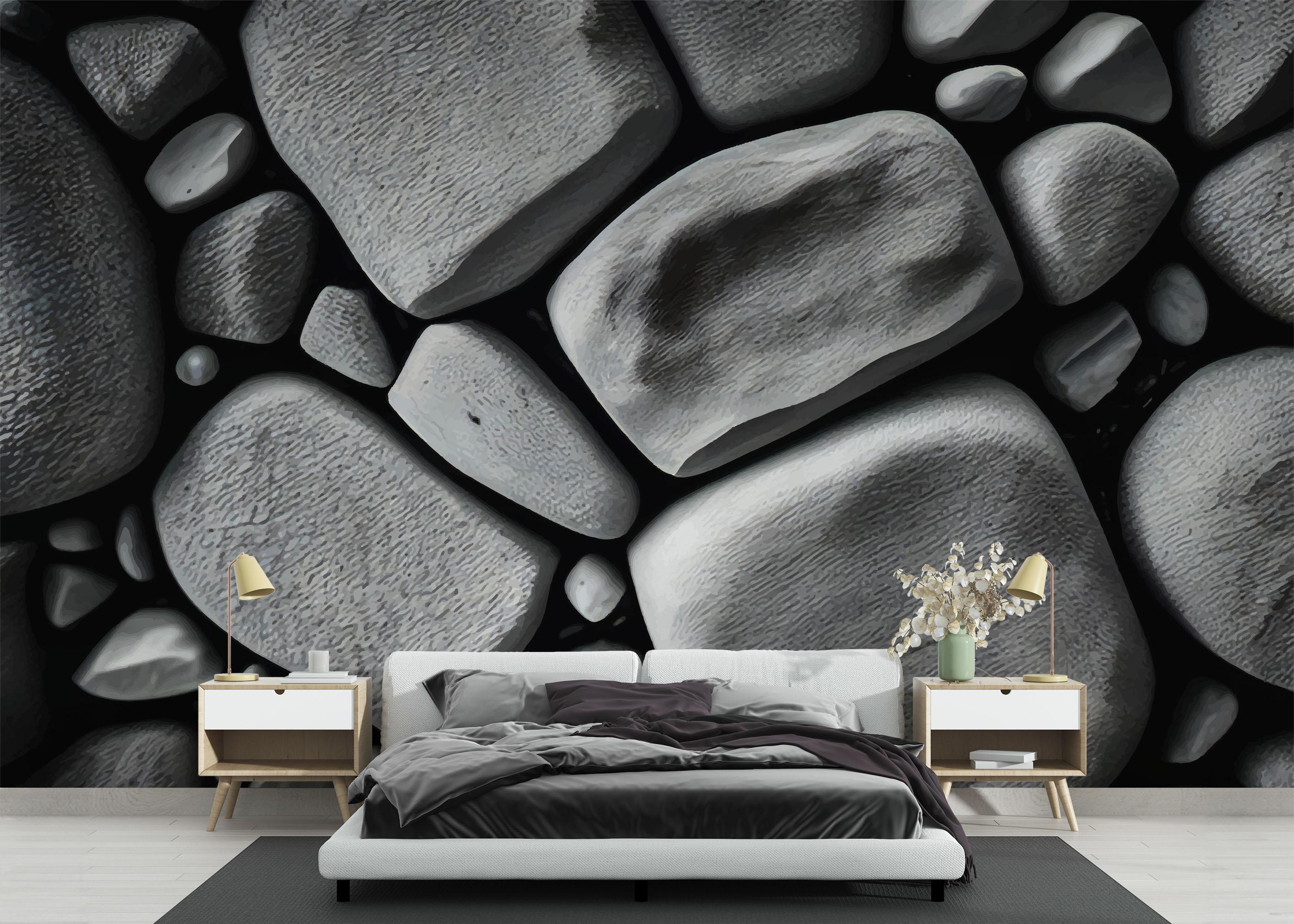 Fototapet Stone Details mockup 3