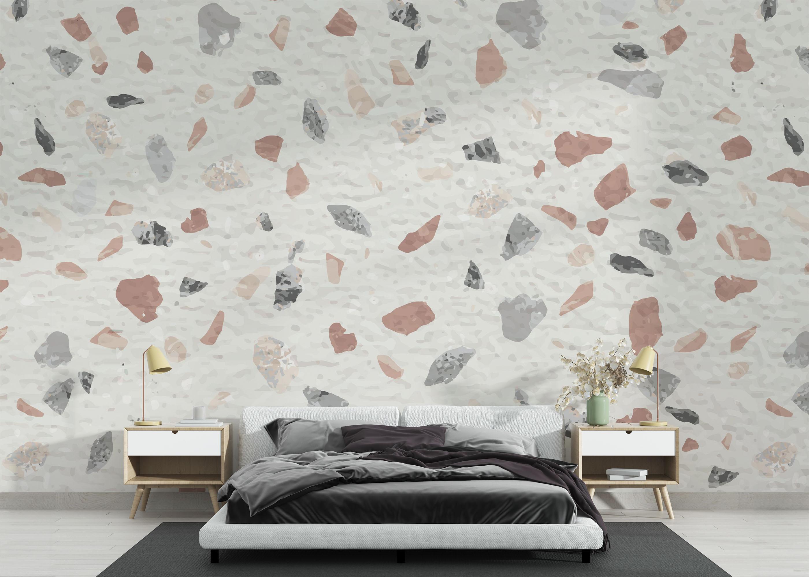 Fototapet Texture Stone Wall mockup 3