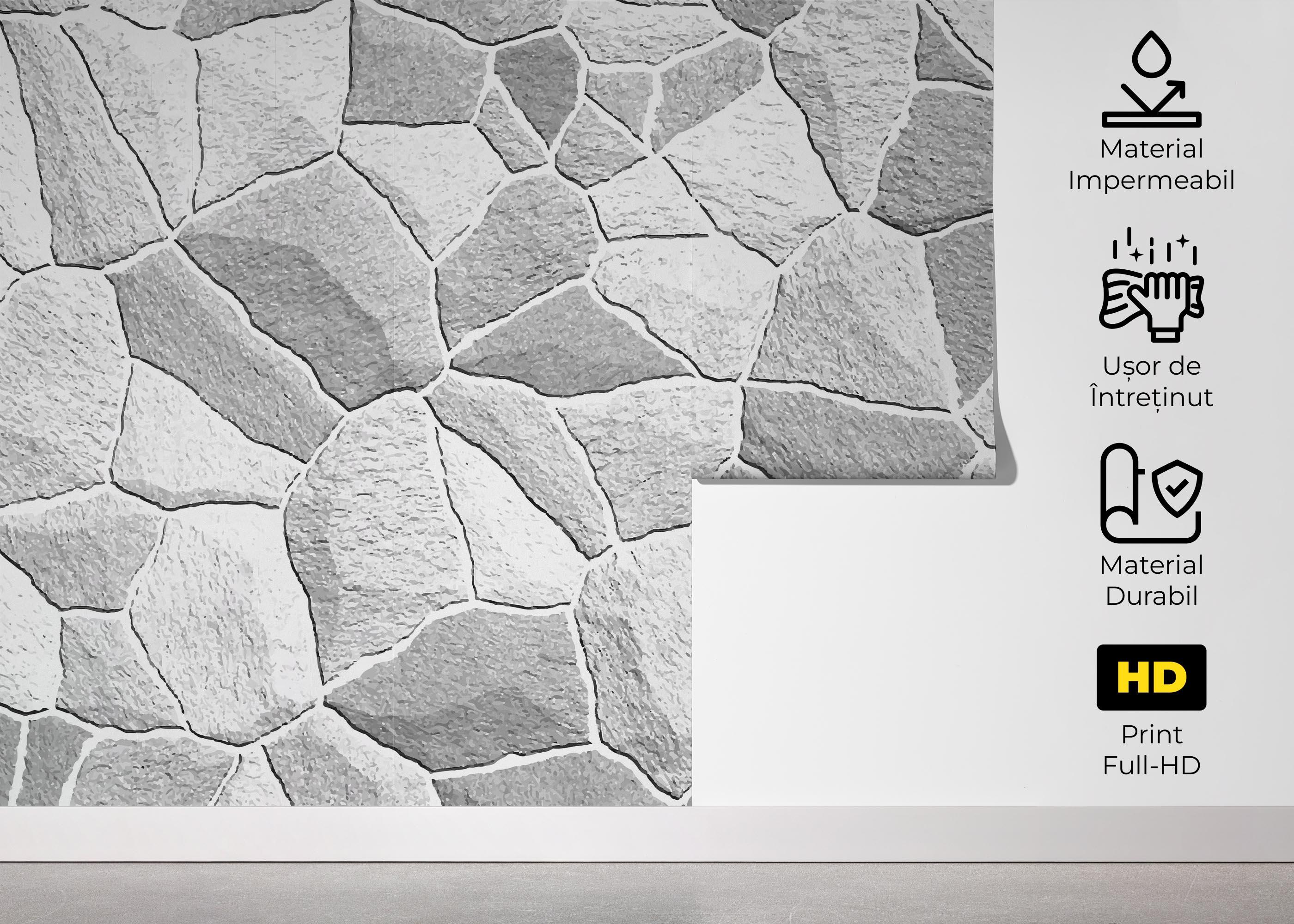 Fototapet Grey Shades Stone mockup 5