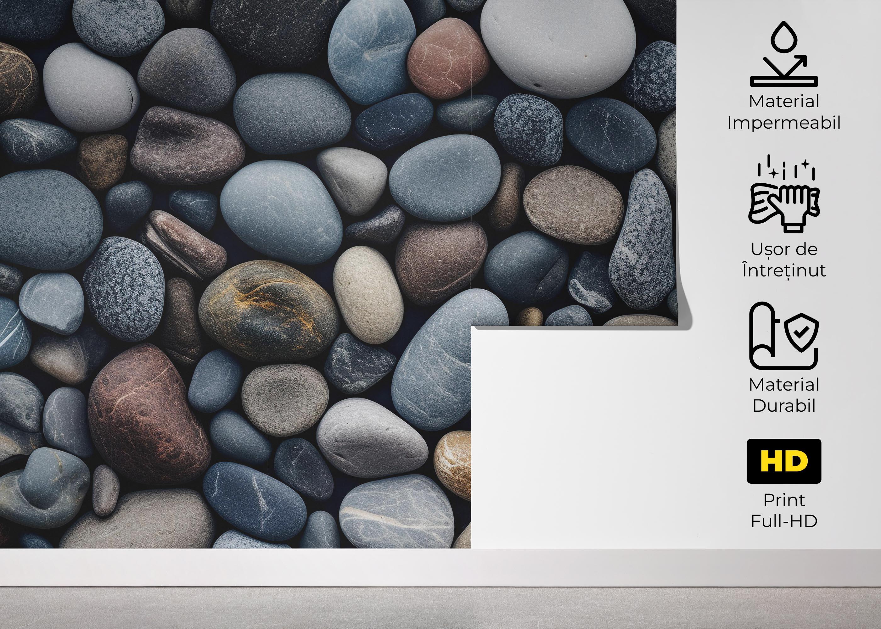 Fototapet Nature Pebbles Stone mockup 5