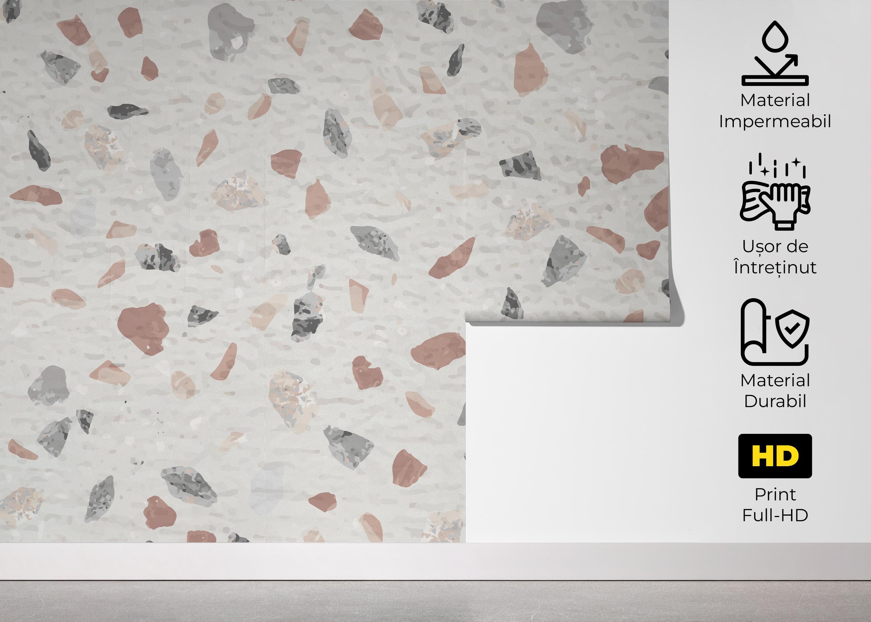 Fototapet Texture Stone Wall mockup 5