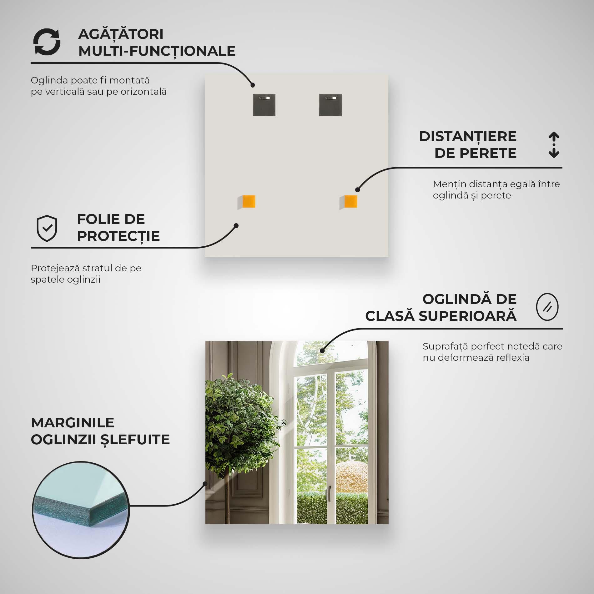 Oglindă Pătrată mockup 7