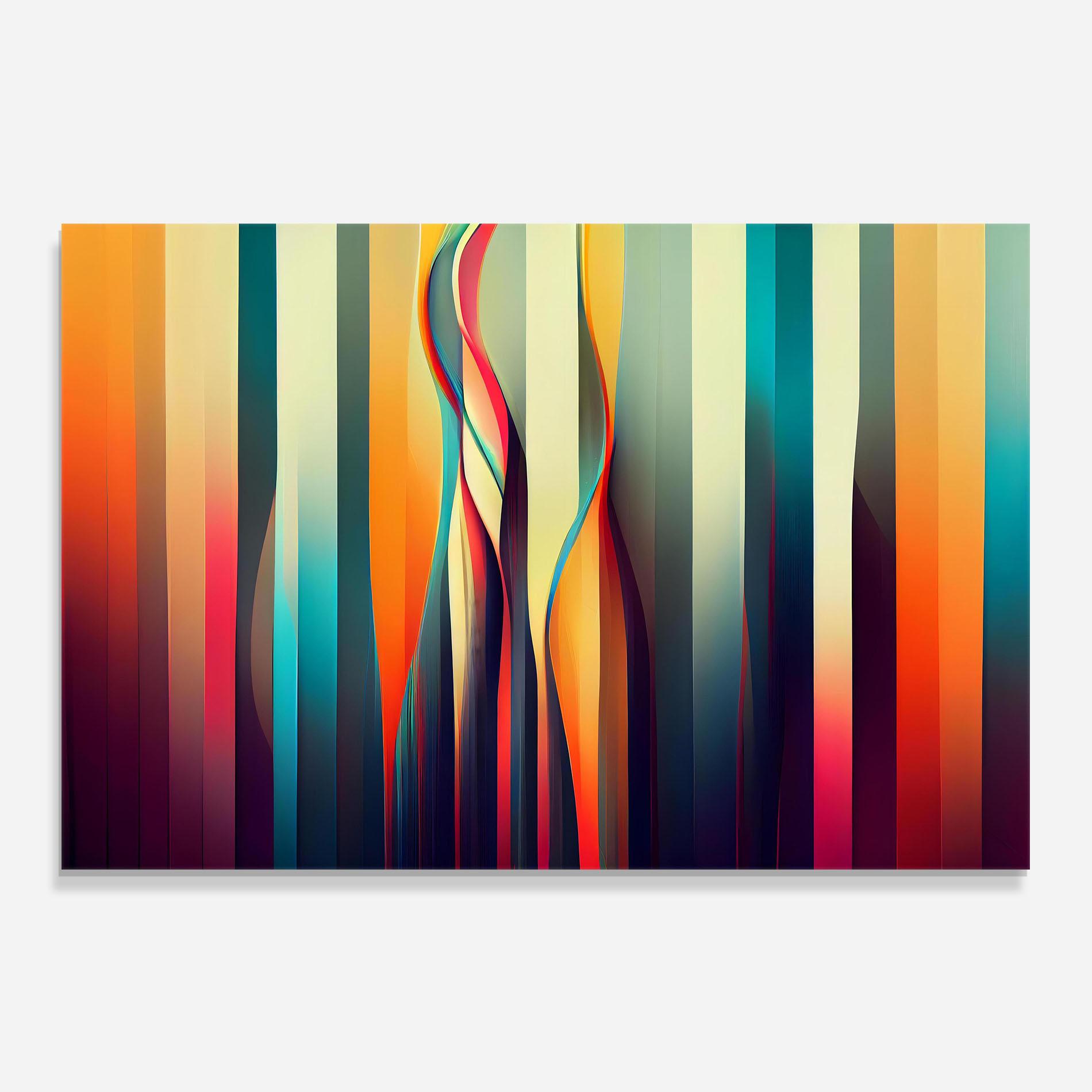 Panou Sticla Bucatarie Colorful Geometric Background mockup 0