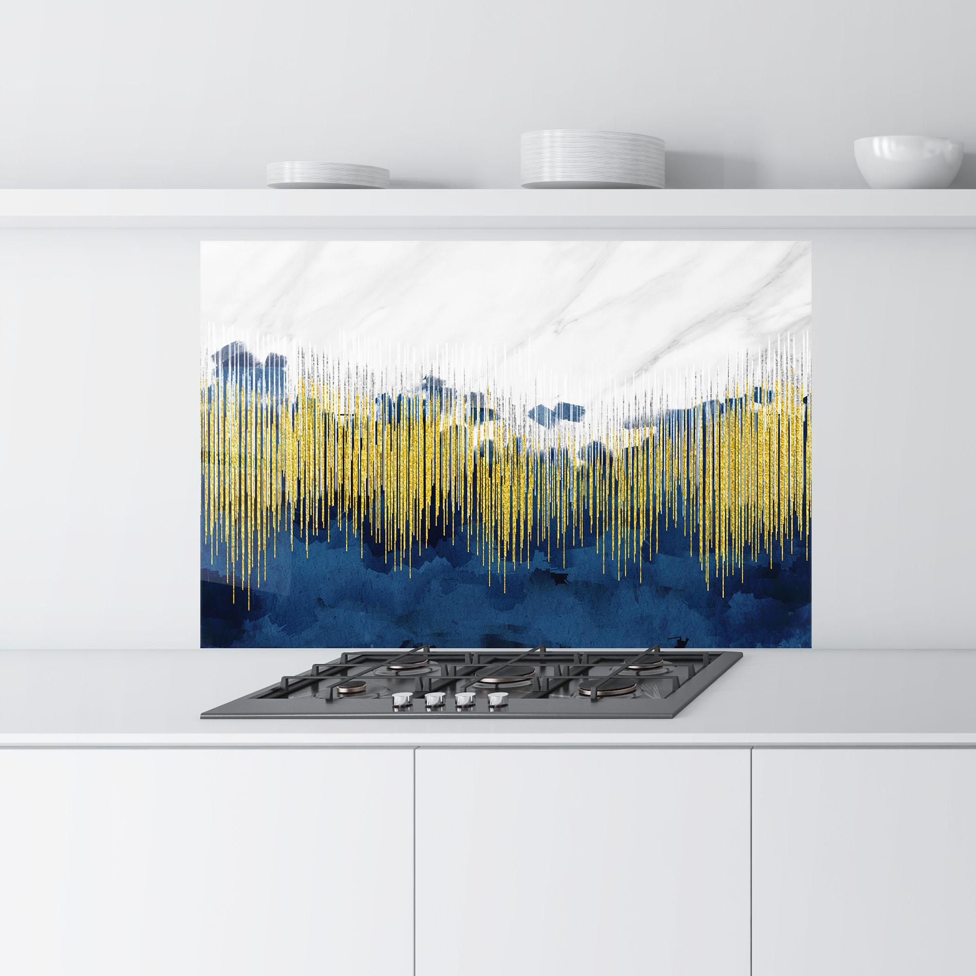 Panou Sticla Bucatarie Abstract Marble Art mockup 9