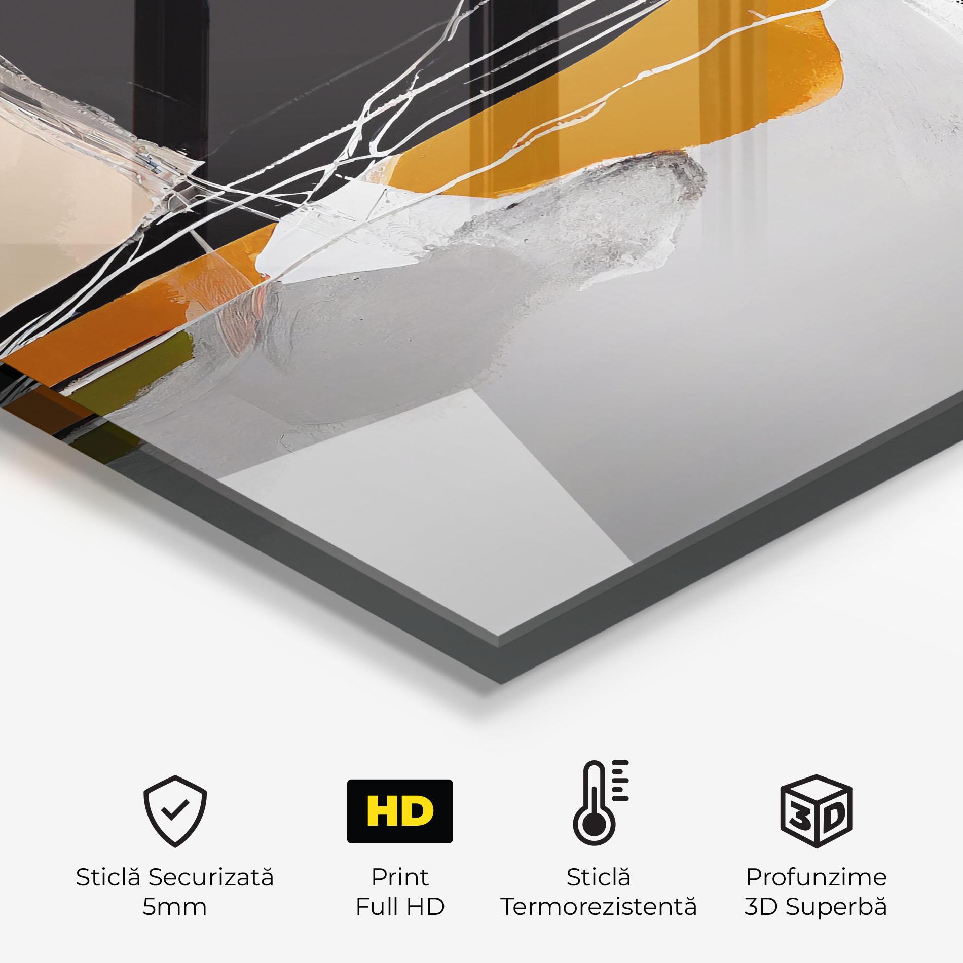 Panou Sticla Bucatarie Abstract Ornament Prints mockup 2