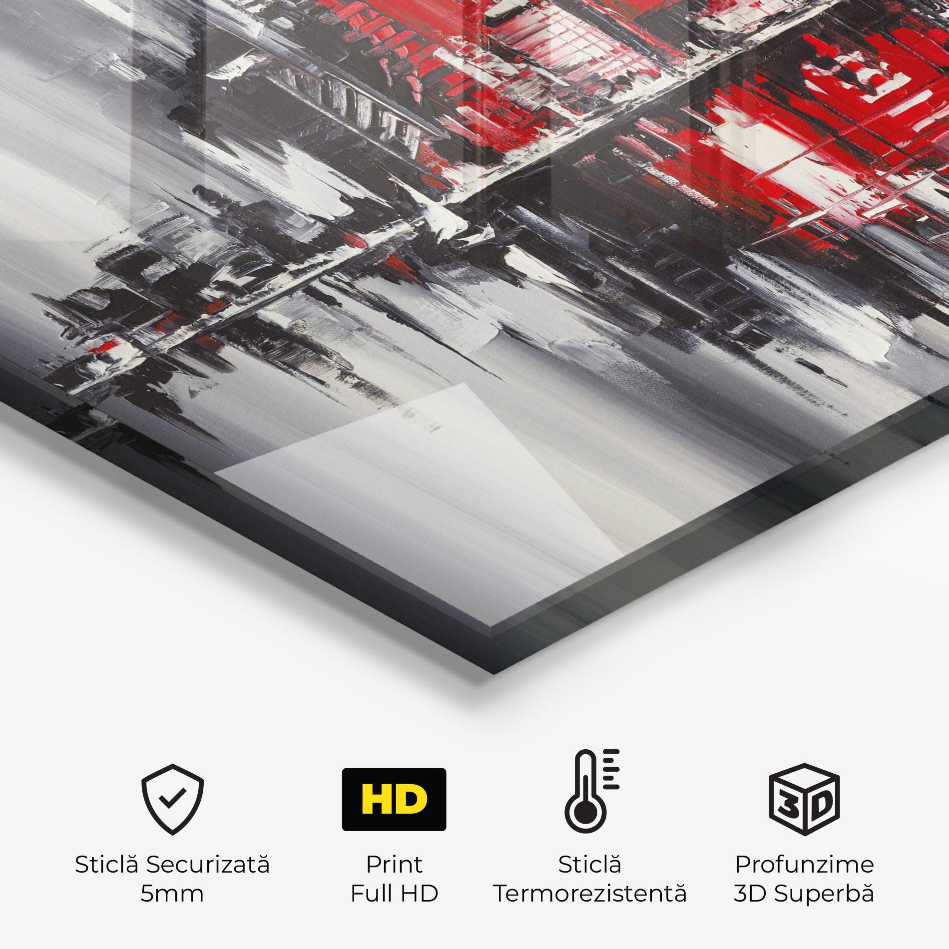 Panou Sticla Bucatarie Cityscape mockup 2