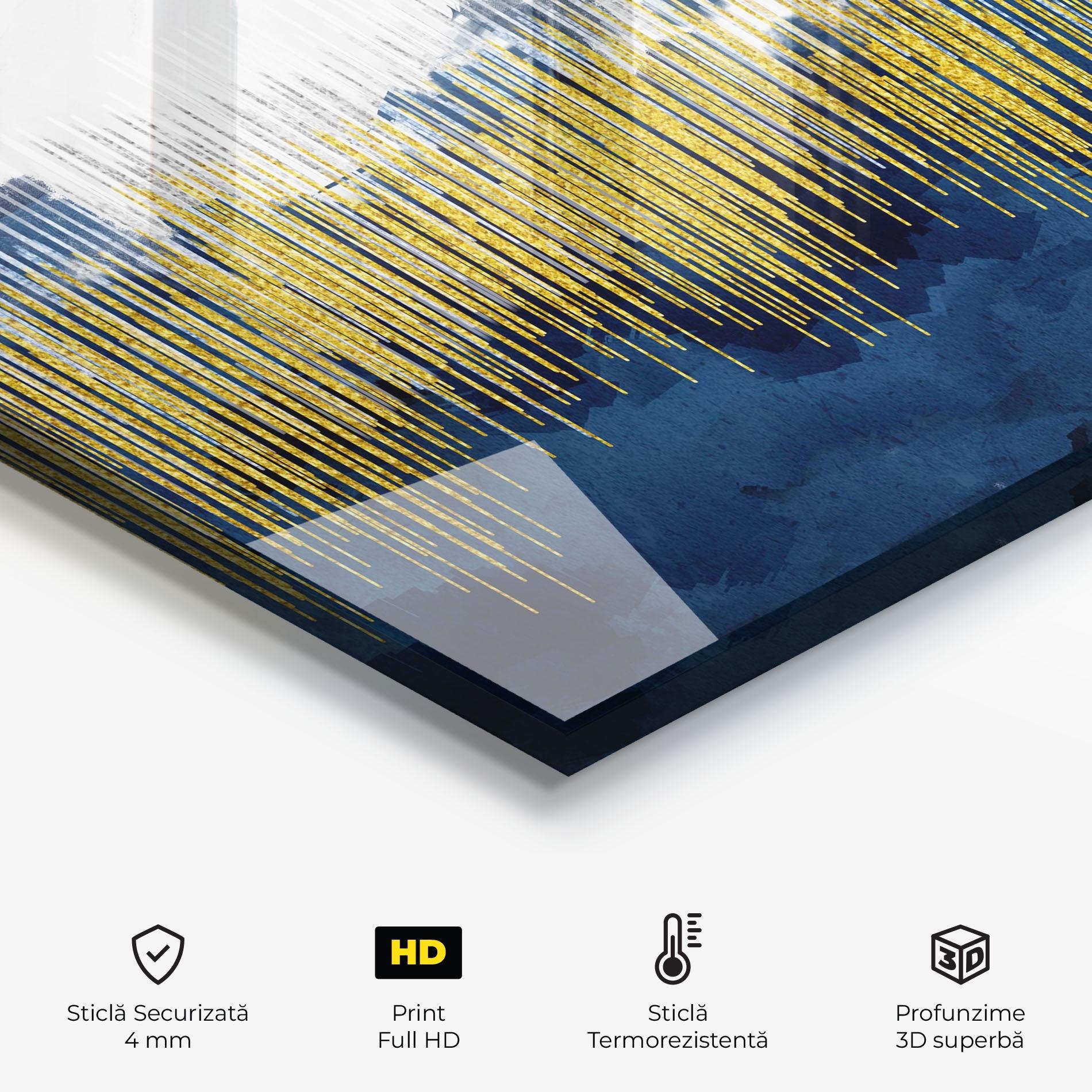 Panou Sticla Bucatarie Abstract Marble Art mockup 2