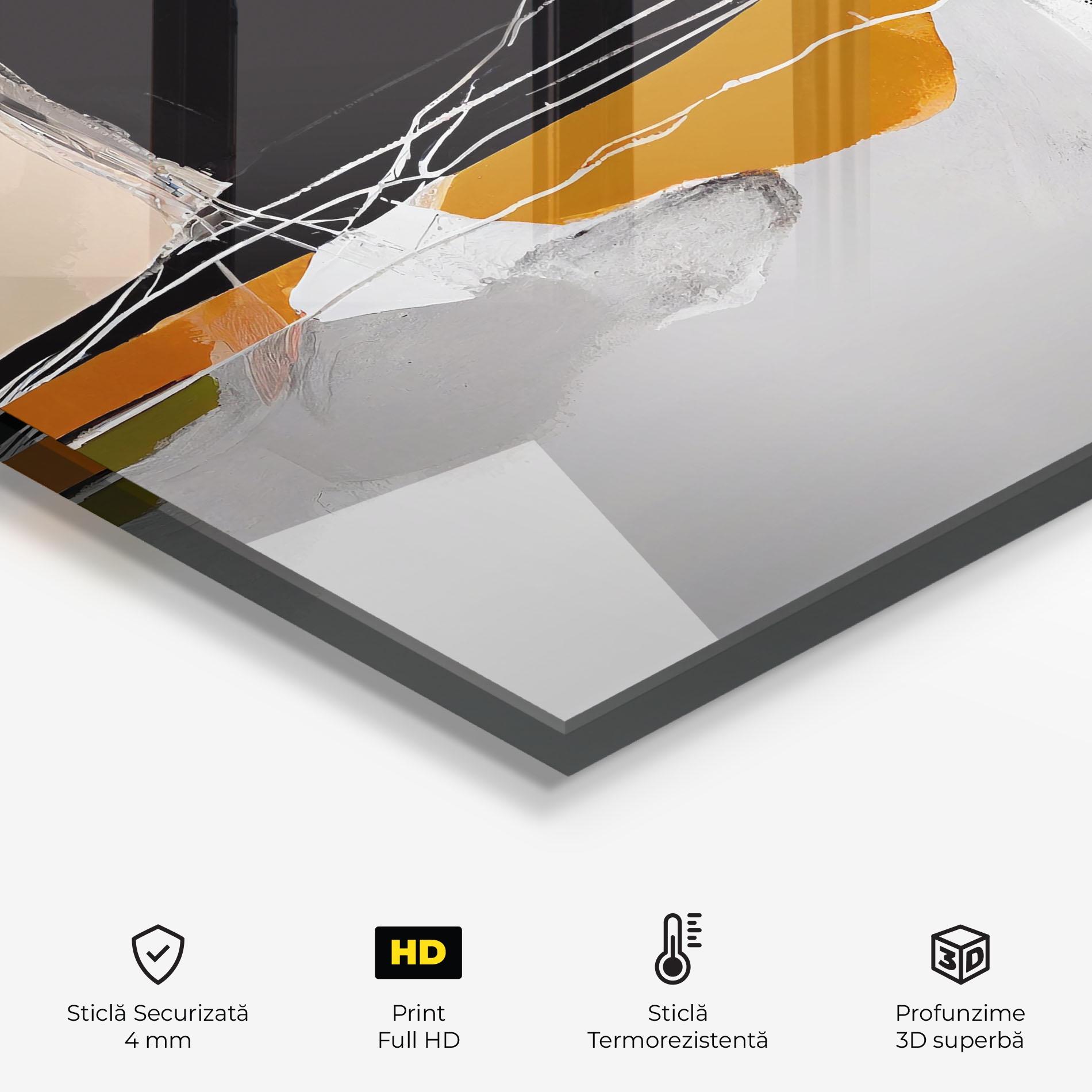 Panou Sticla Bucatarie Abstract Ornament Prints mockup 2