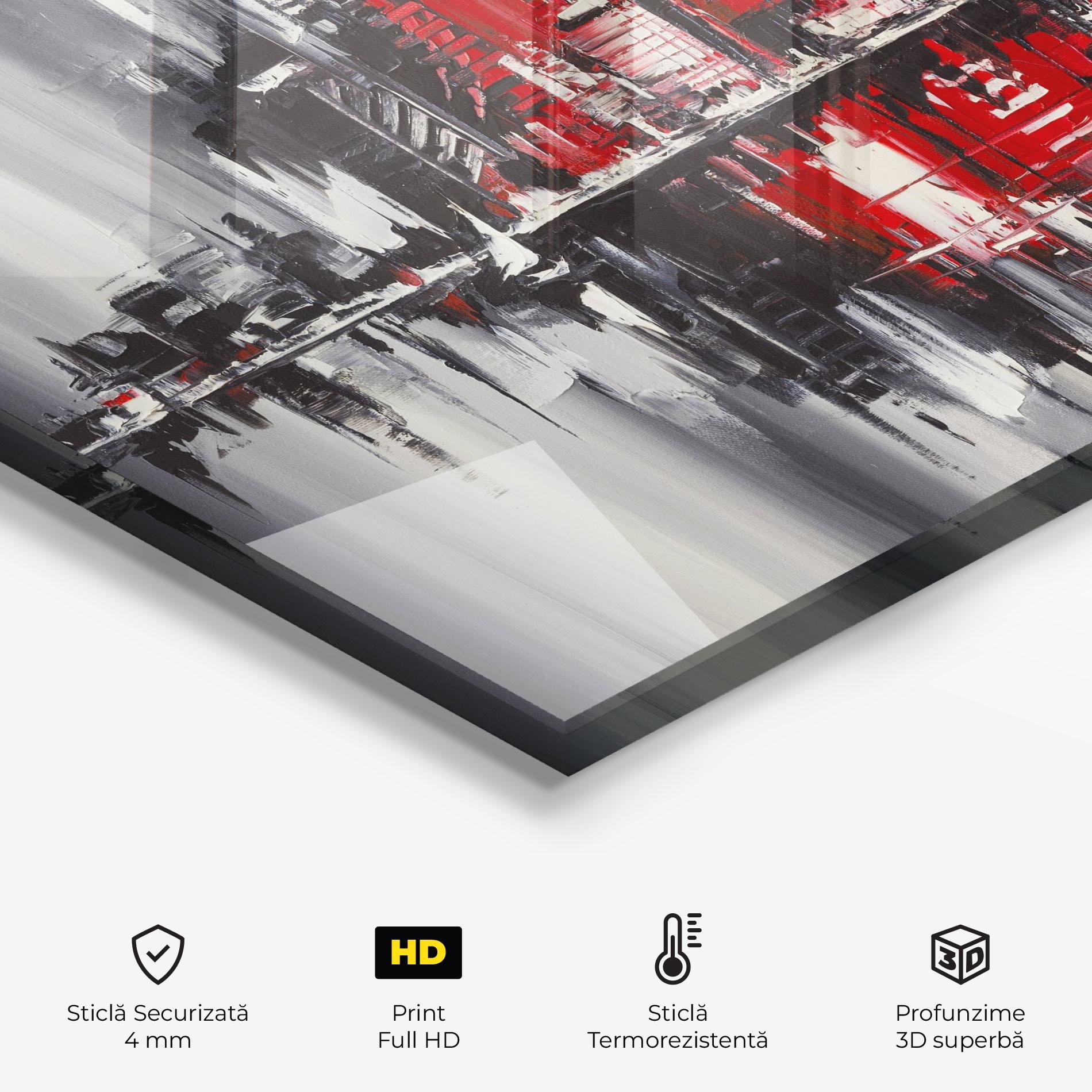 Panou Sticla Bucatarie Cityscape mockup 2